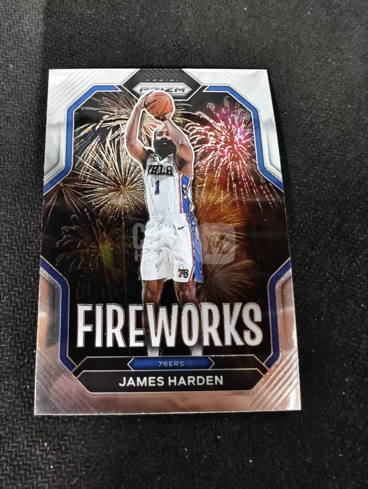 【可合并,不累计】2022-23 Panini Prizm James Harden 詹姆斯 哈登 76人 烟花特卡 PZ 不保卡品 介意勿拍 #17