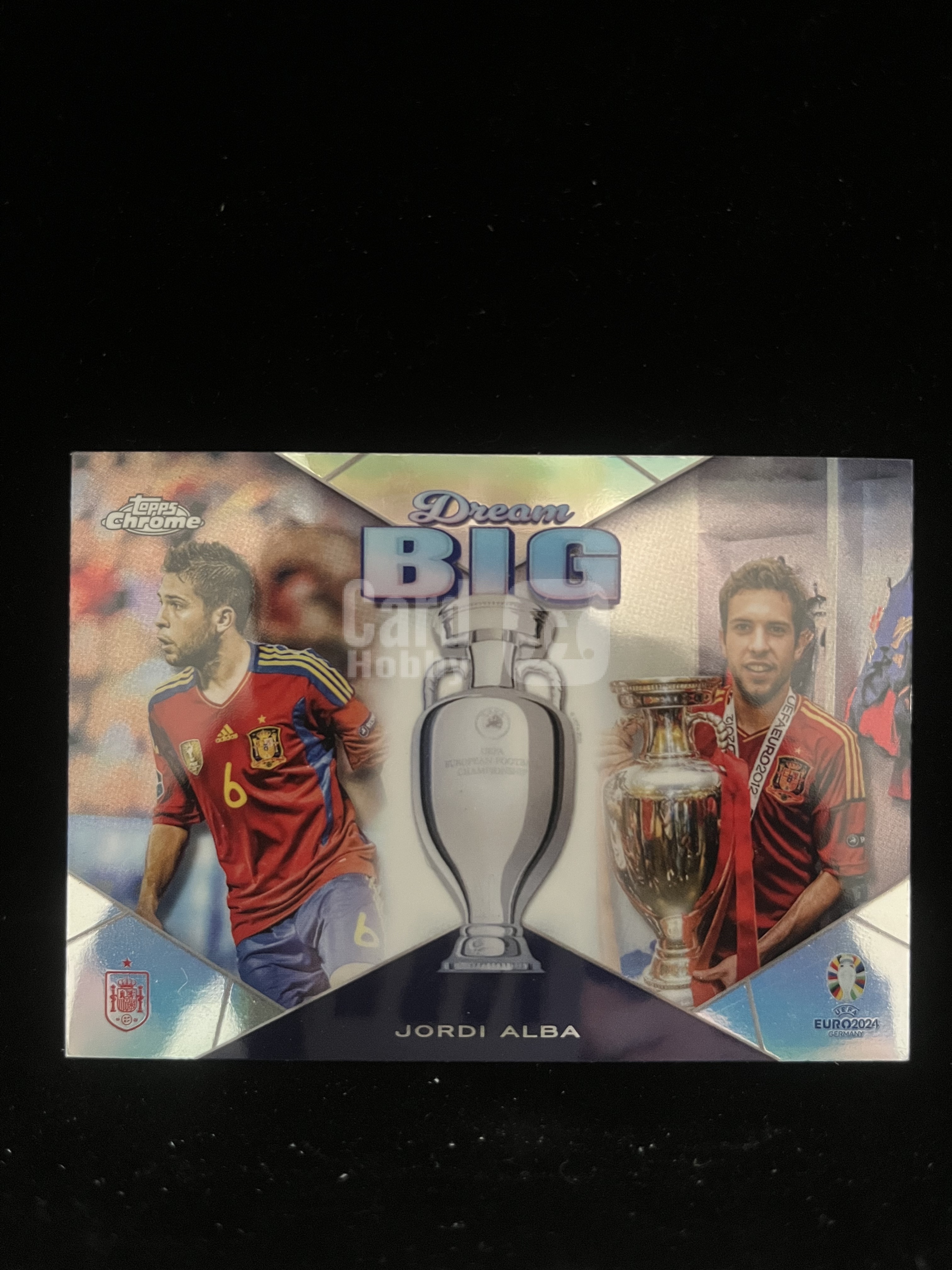 免费代拍 2024 Topps Chrome UEFA Euro 阿尔巴 Jordi Alba 折射 卡品如图#B160