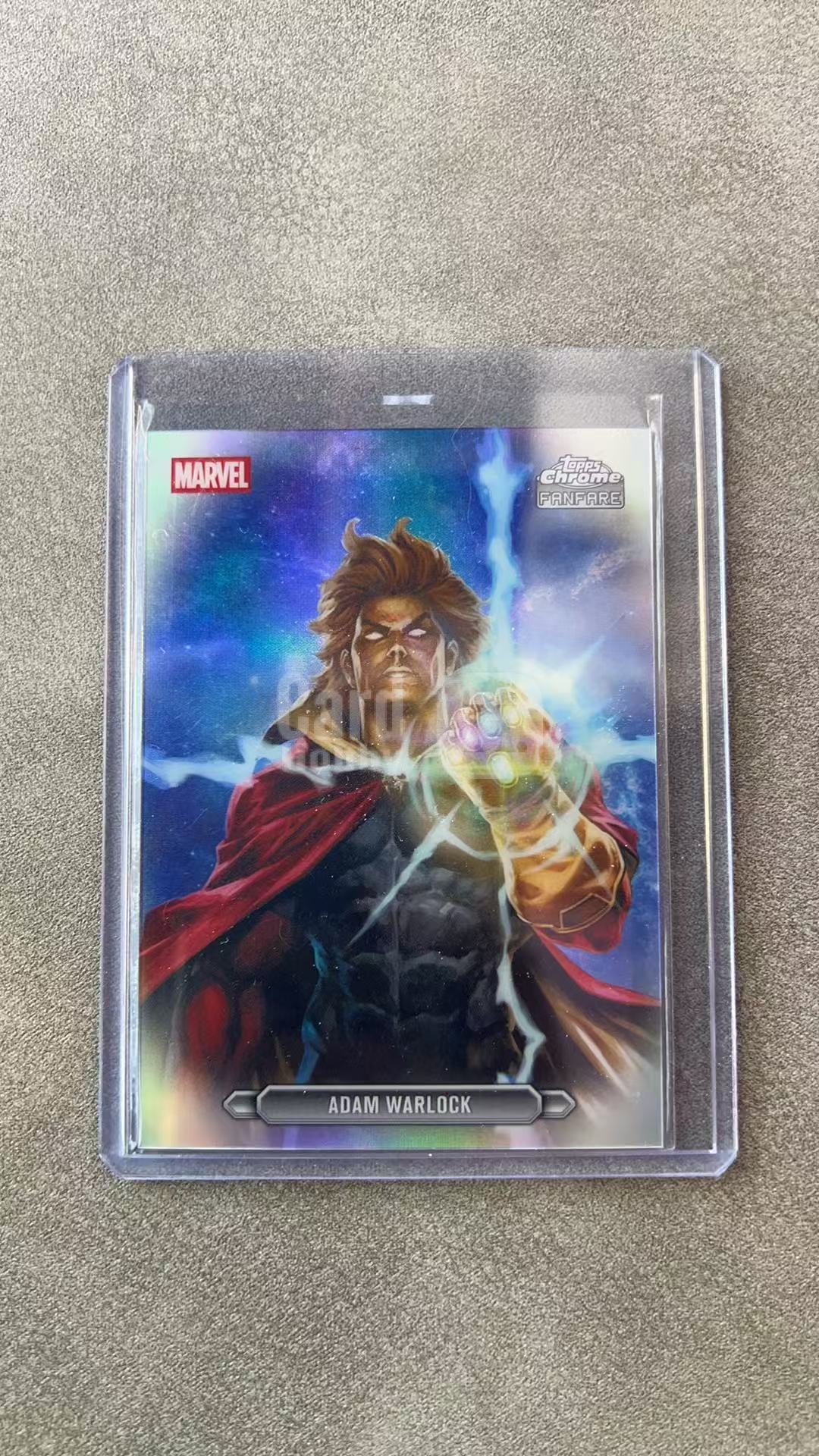 8980【330球星卡实体店代卖】2026 Topps Marvel (MCU) Chrome 漫威 ADAM WARLOCK 亚当术士 Fanfare 喝彩 大比例 SSP 银折(R黑白FF)