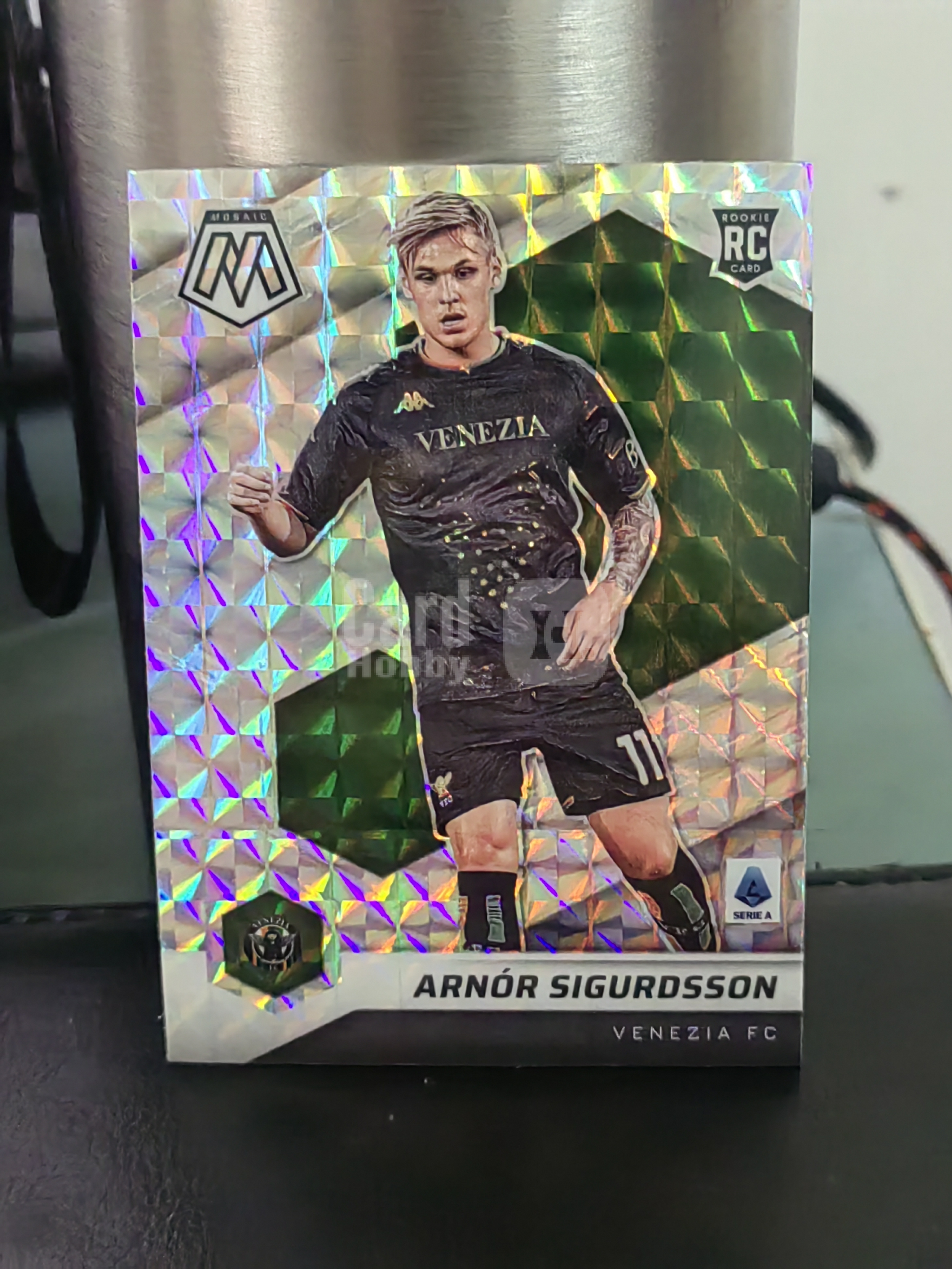2021-22 Panini Mosaic Arnor Sigurdsson RC 马赛克 阿诺尔 西古德松 新秀 威尼斯 银马赛克折 银格子折 足 白边白角 不保卡品 卡品如图