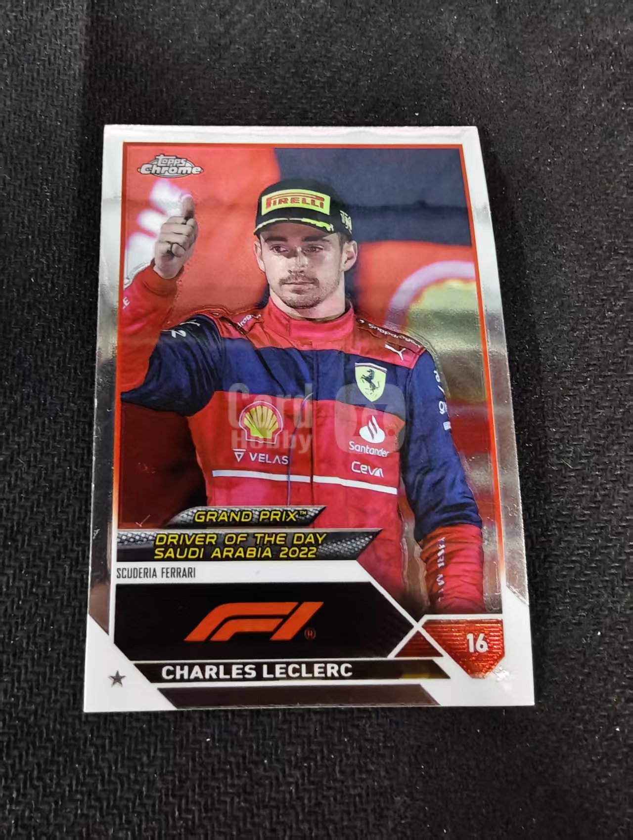 2023 Topps Chrome F1 Charles Leclerc 勒克莱尔 乐扣 法拉利 划痕 边角瑕疵 #167