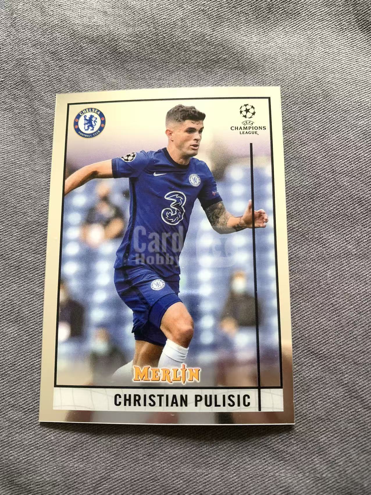 Christian Pulisic 普利希奇 普利西奇 2020-21 Topps Merlin 梅林 欧冠切尔西 美国 base 维稳