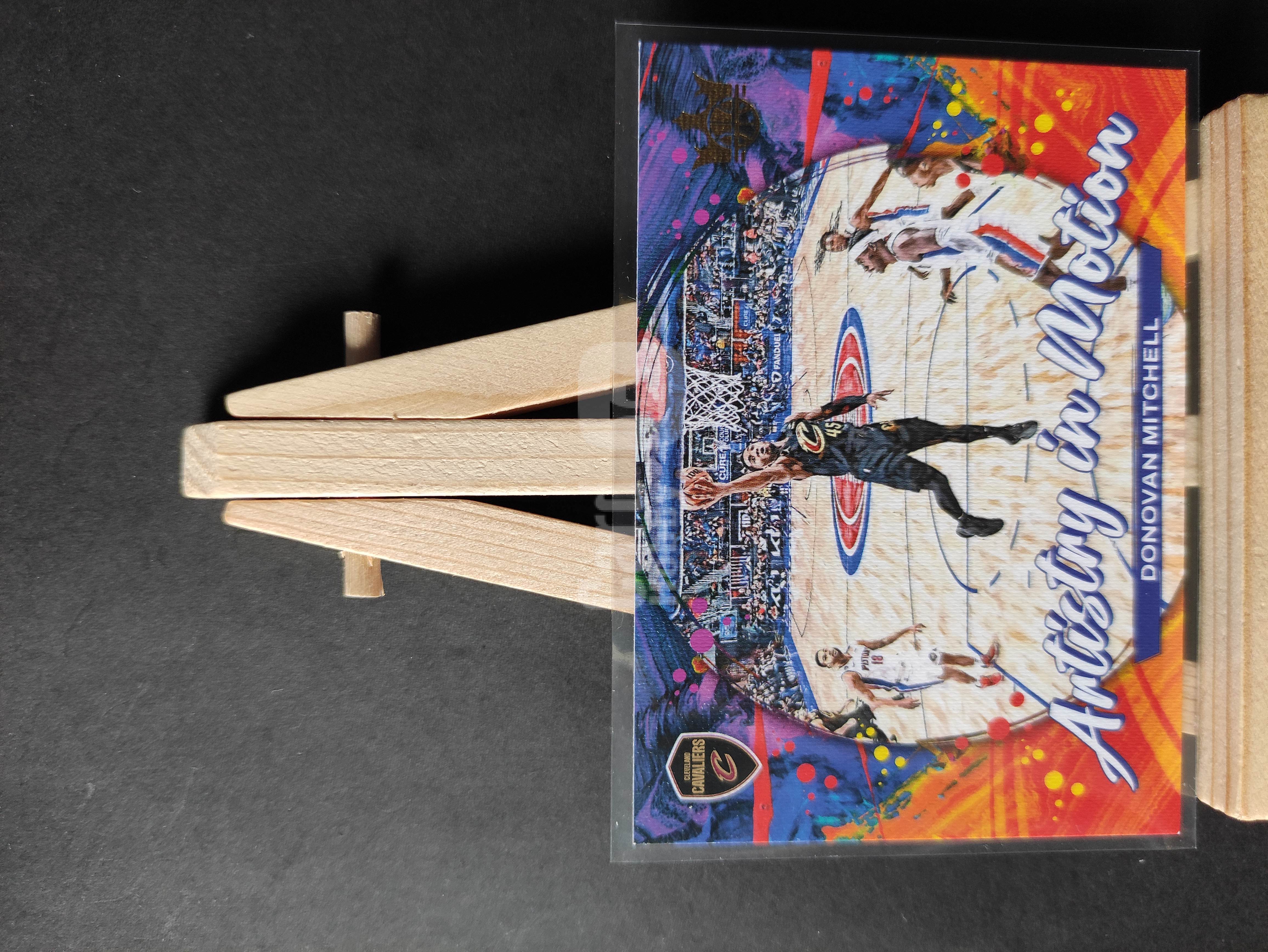 2023-24 Panini Court Kings Donovan Mitchell B类【进击卡社】油画 Artistry in Motion横版特卡 骑士 多诺万 米切尔 实卡精美 专收必备