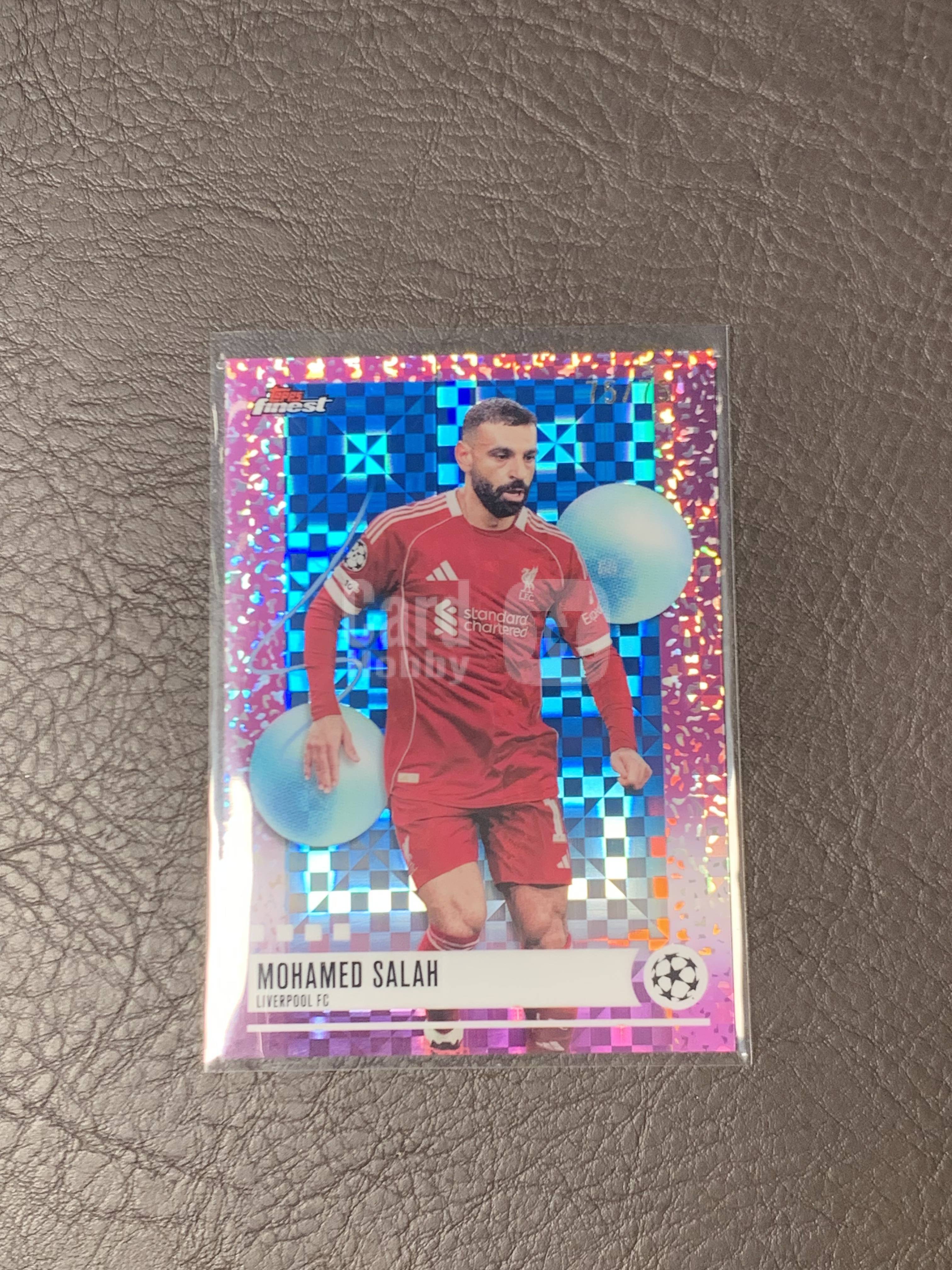 2028 Topps Finest Mohamed Salah #263 欧冠 Base 萨拉赫 75/75编 尾编 稀有