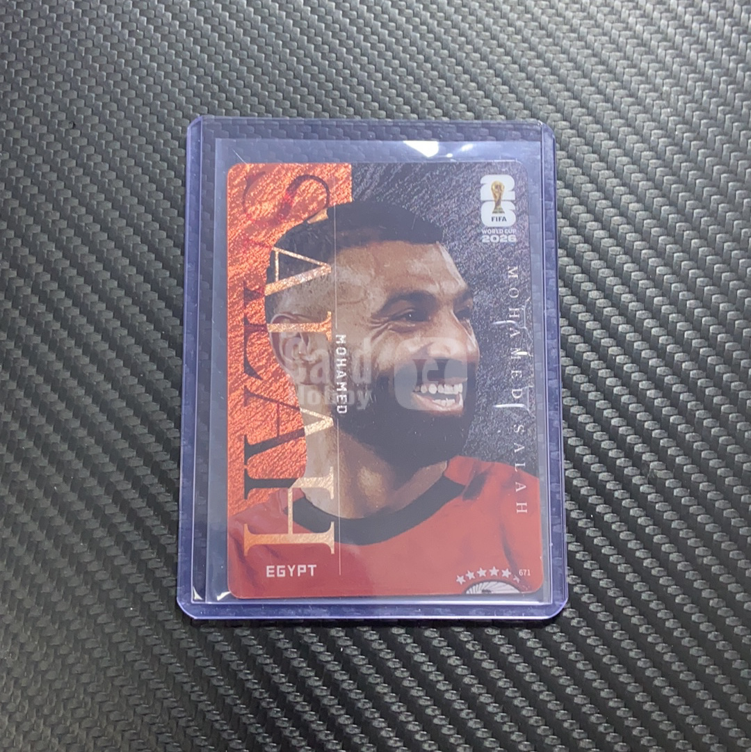 【小牛代拍】2026 Panini Mohamed Salah 穆罕默德 萨拉赫 埃及 卡游 世界杯 大头 大比例 法老 厚卡 卡品如图(男)