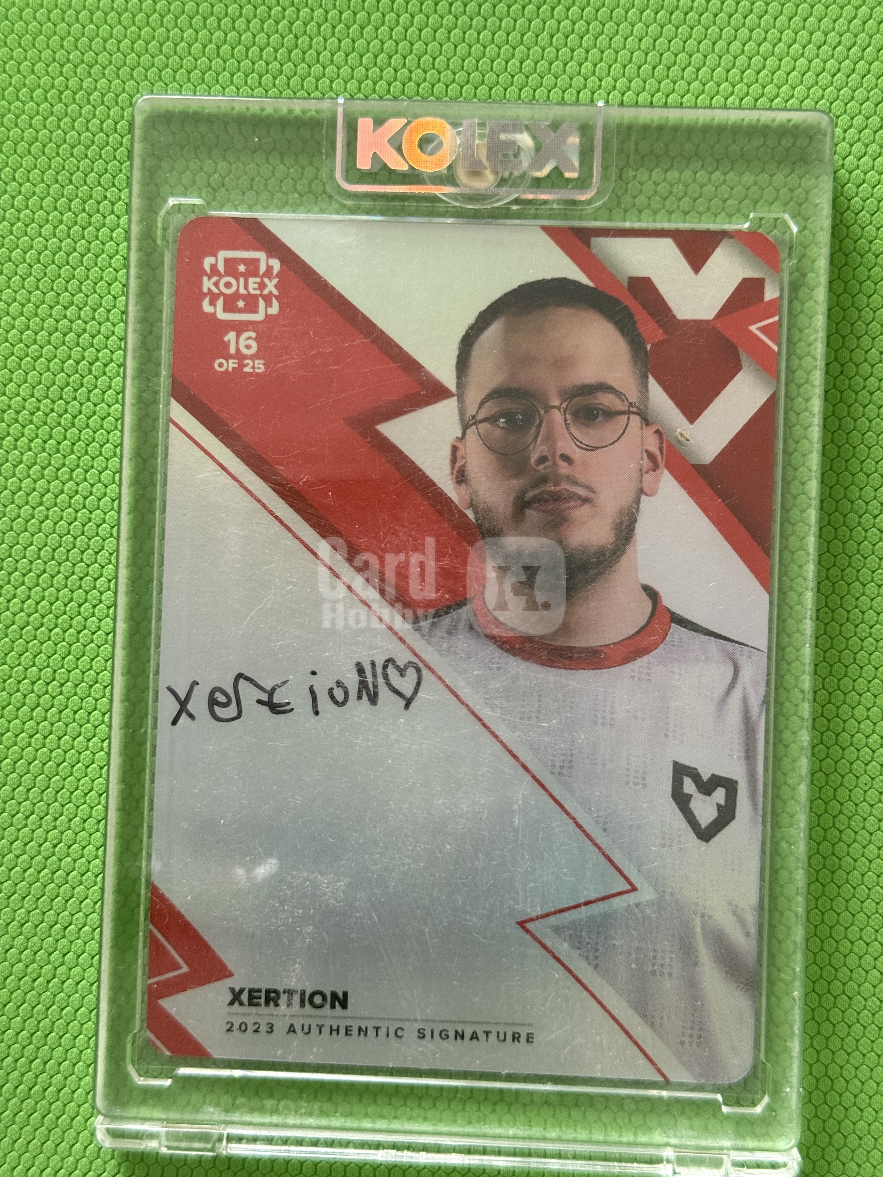 2022 KOLEX CSGO 卡品如图 【16/25】xertion 中国红盒签字 限量25张 收藏必备 cjh