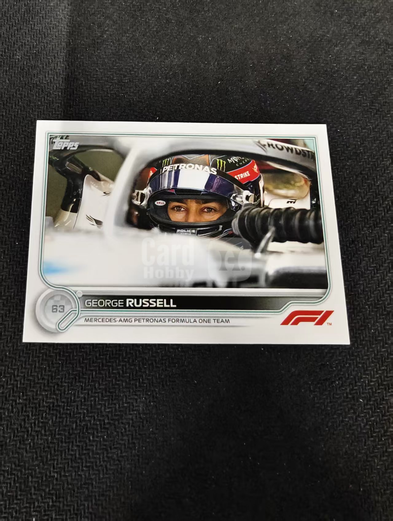2022 Topps Chrome F1 George Russell 乔治 拉塞尔 梅奔 划痕 边角瑕疵@19