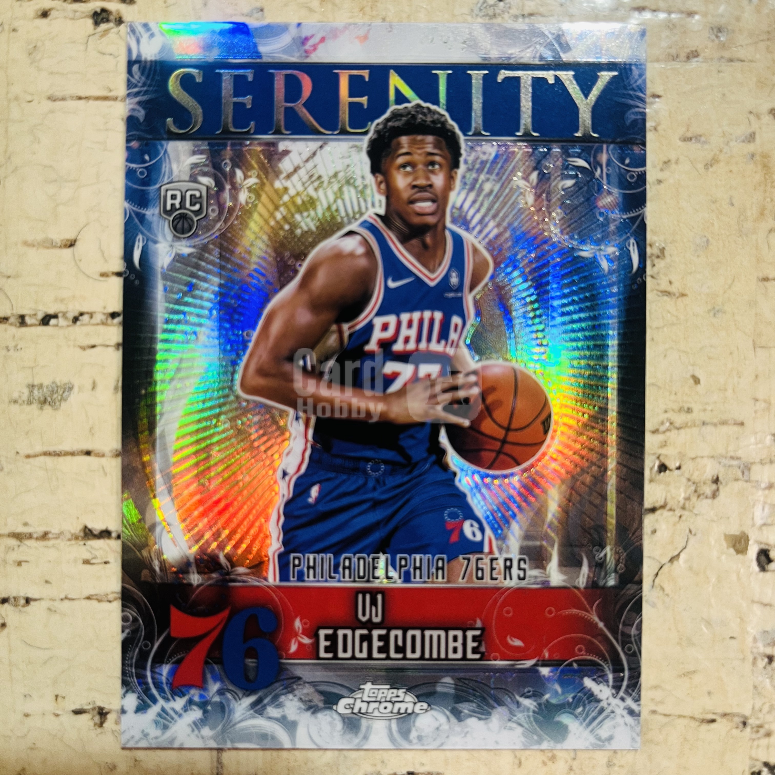 2025-26 Topps Chrome VJ Edgecombe RC 新秀 76人 vj 埃奇库姆 正银折 银折射 serenity 寂静 宁静 特卡 第3张【小卡迷拍卖 可累积半年】