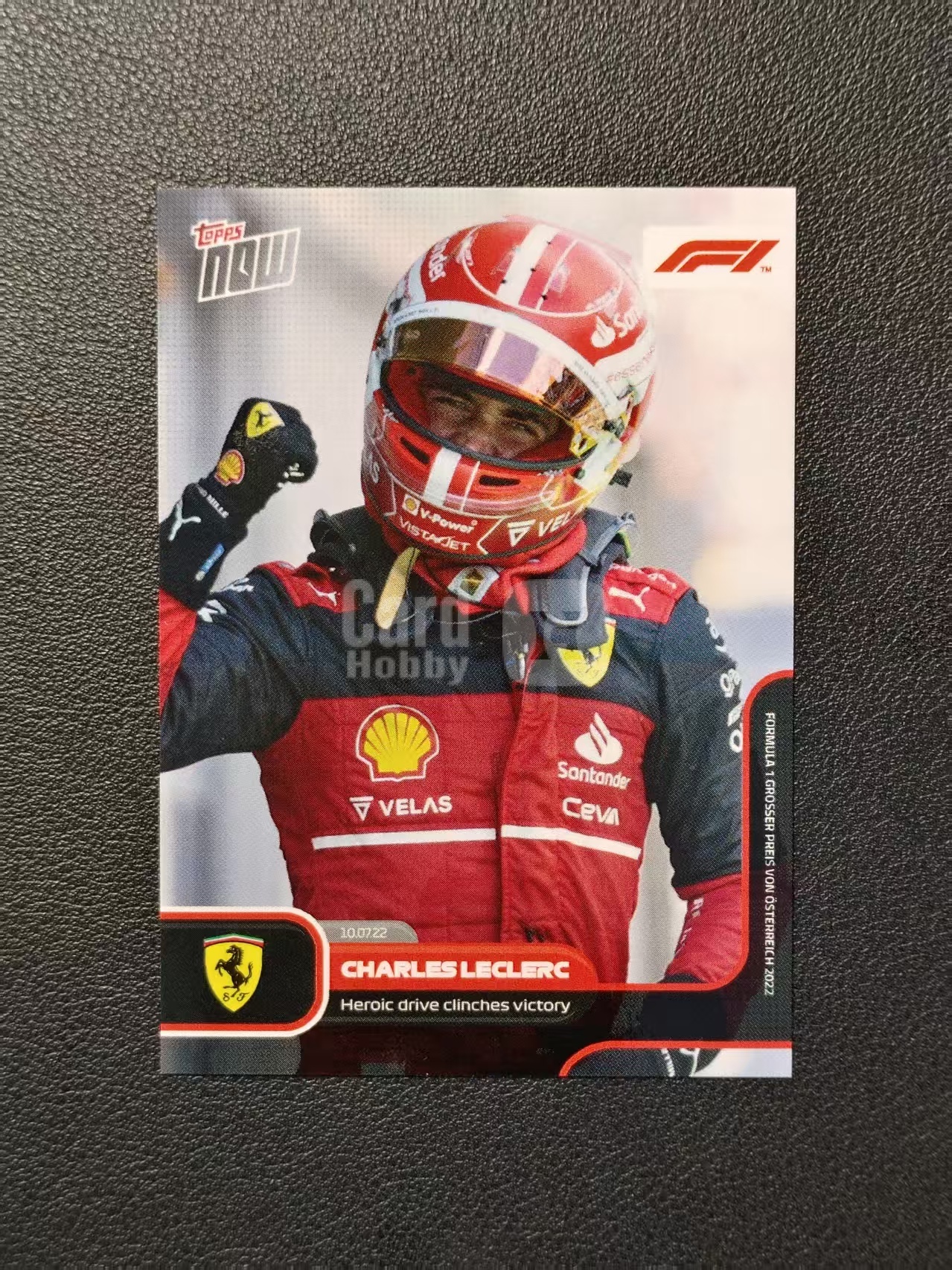 2022 Topps Now F1 Charles Leclerc 勒克莱尔 法拉利 卡品细节如图 出价前请仔细阅读描述 XY87