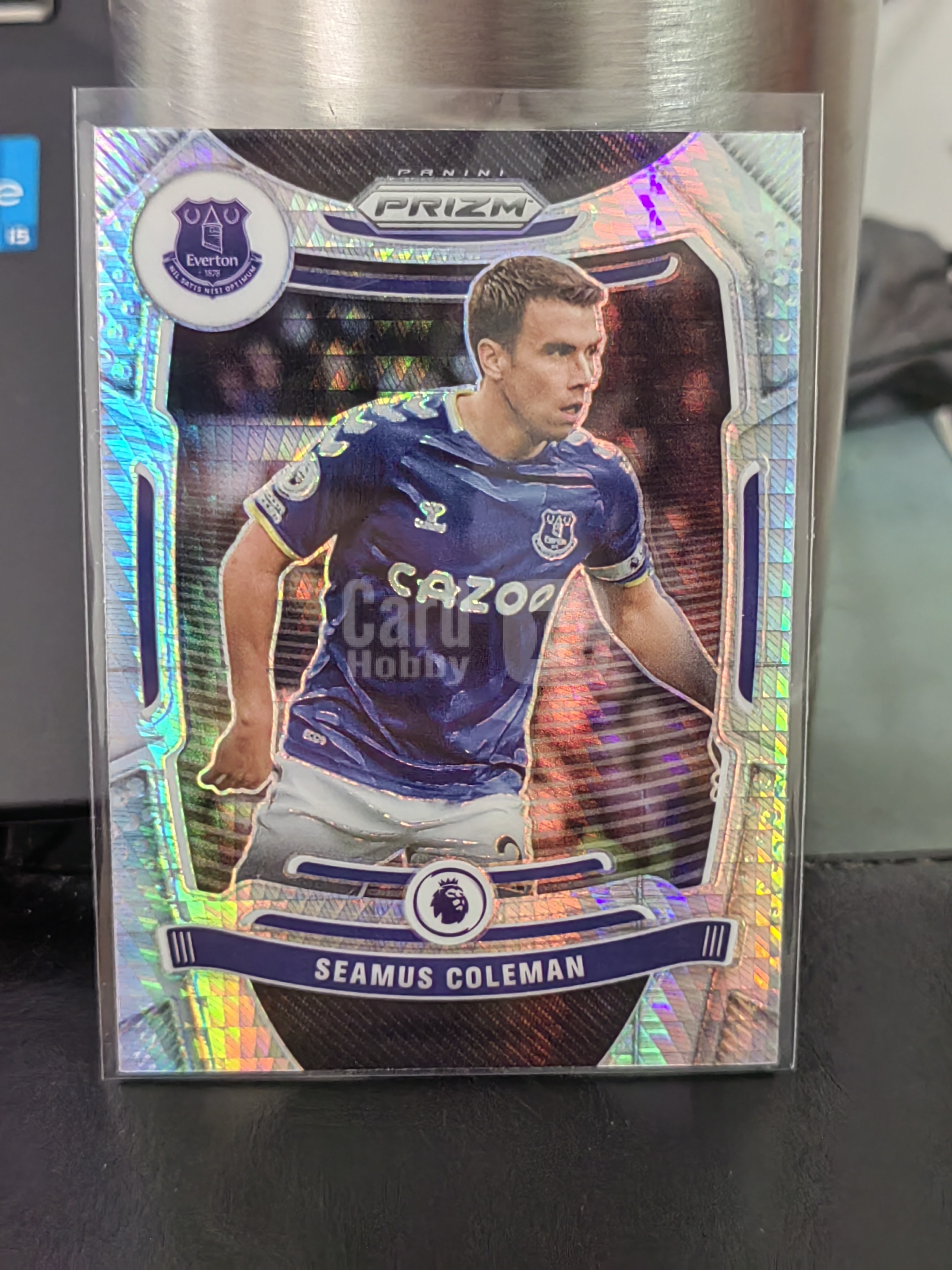 2021-22 Panini Prizm Seamus Coleman PZ 谢默斯 科尔曼 埃弗顿 hyper折 英超 足 白边白角 不保卡品 卡品如图