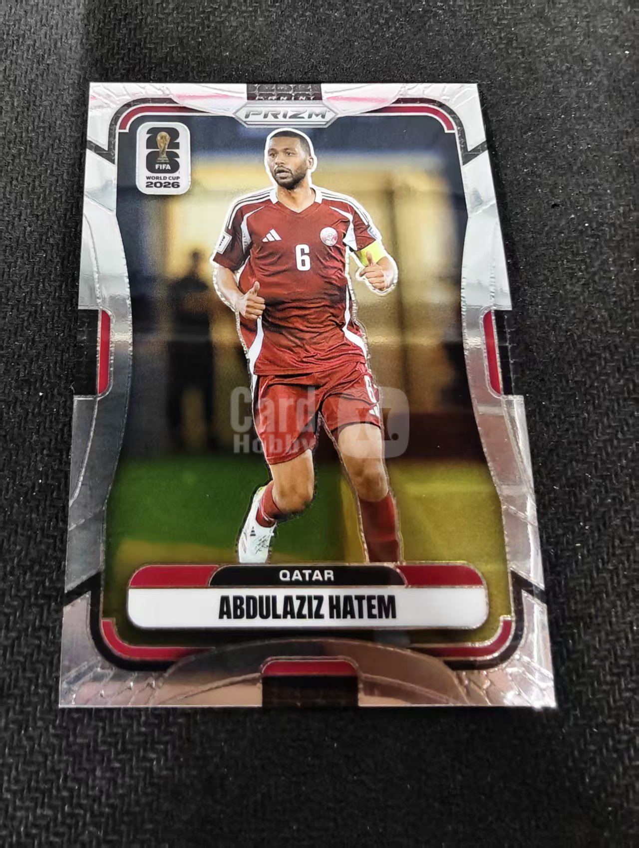 2026 Panini World Cup Prizm Abdulaziz Hatem 阿卜杜勒 阿齐兹 卡塔尔 RC新秀 PZ世界杯 划痕 边角瑕疵#380