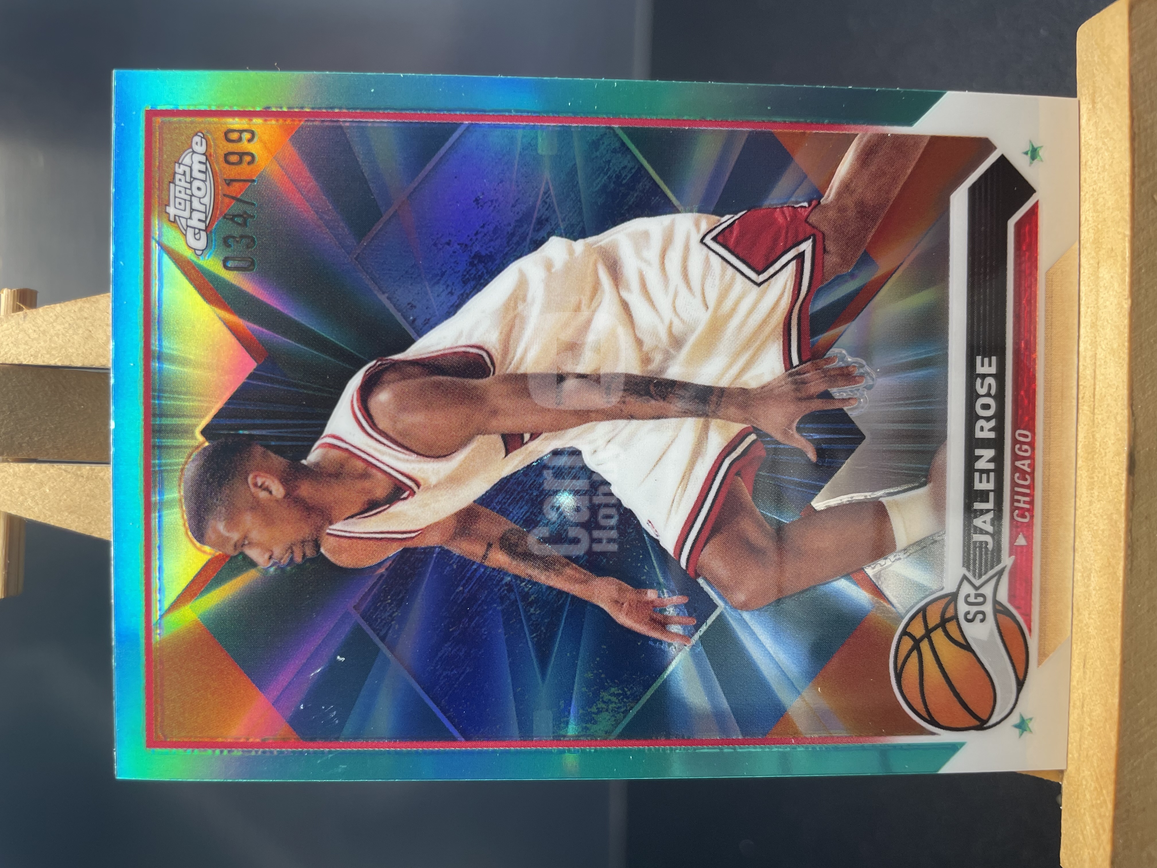 (B6) 2024 TOPPS 折射 */199编 杰伦 罗斯 近期大热球星 暇图3 !!!