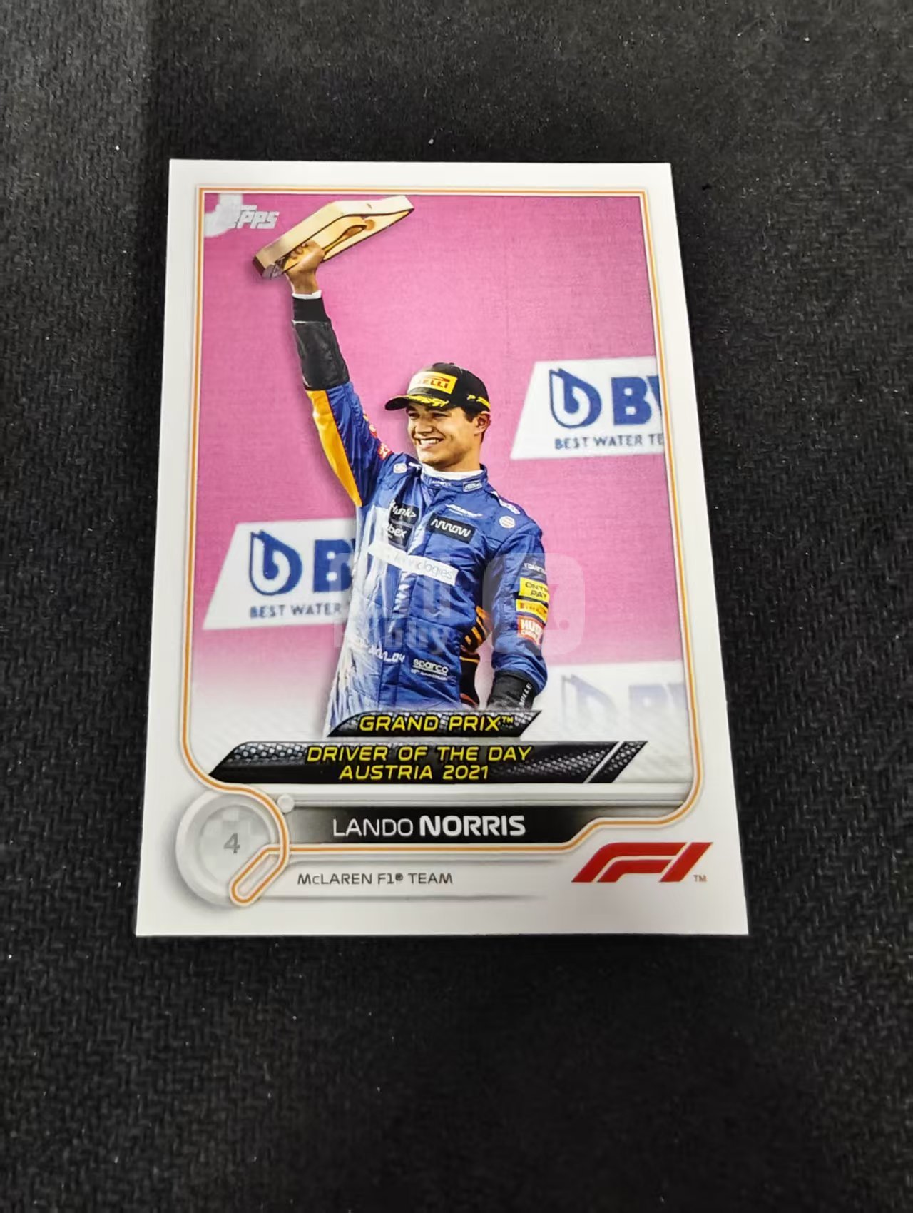 2022 Topps Chrome F1 Lando Norris 兰多 诺里斯 迈凯伦车队 划痕 边角瑕疵 @181