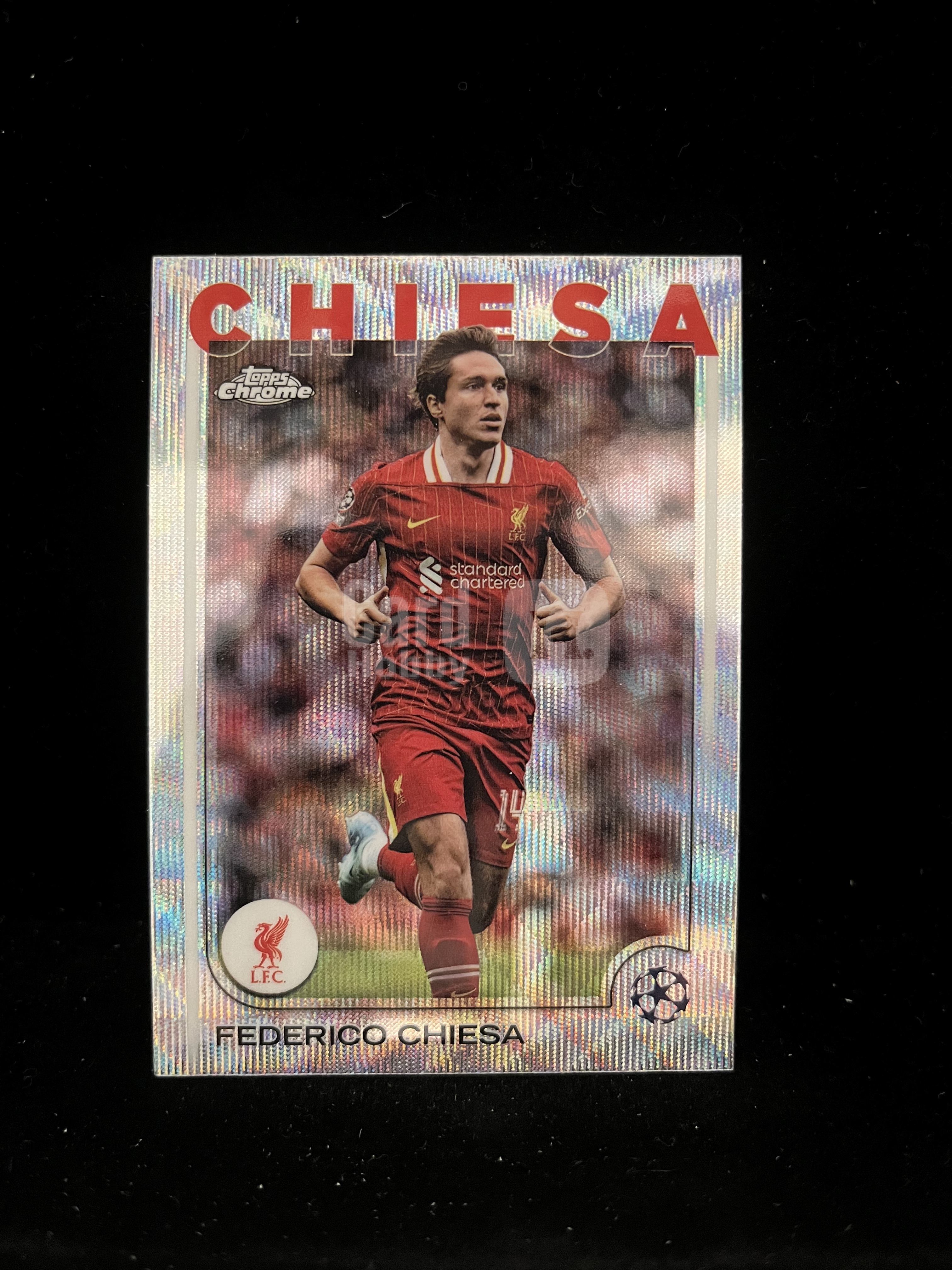 免费代拍 2025 Topps Chrome 欧冠 基耶萨 Federico Chiesa 折射 卡品如图#H537