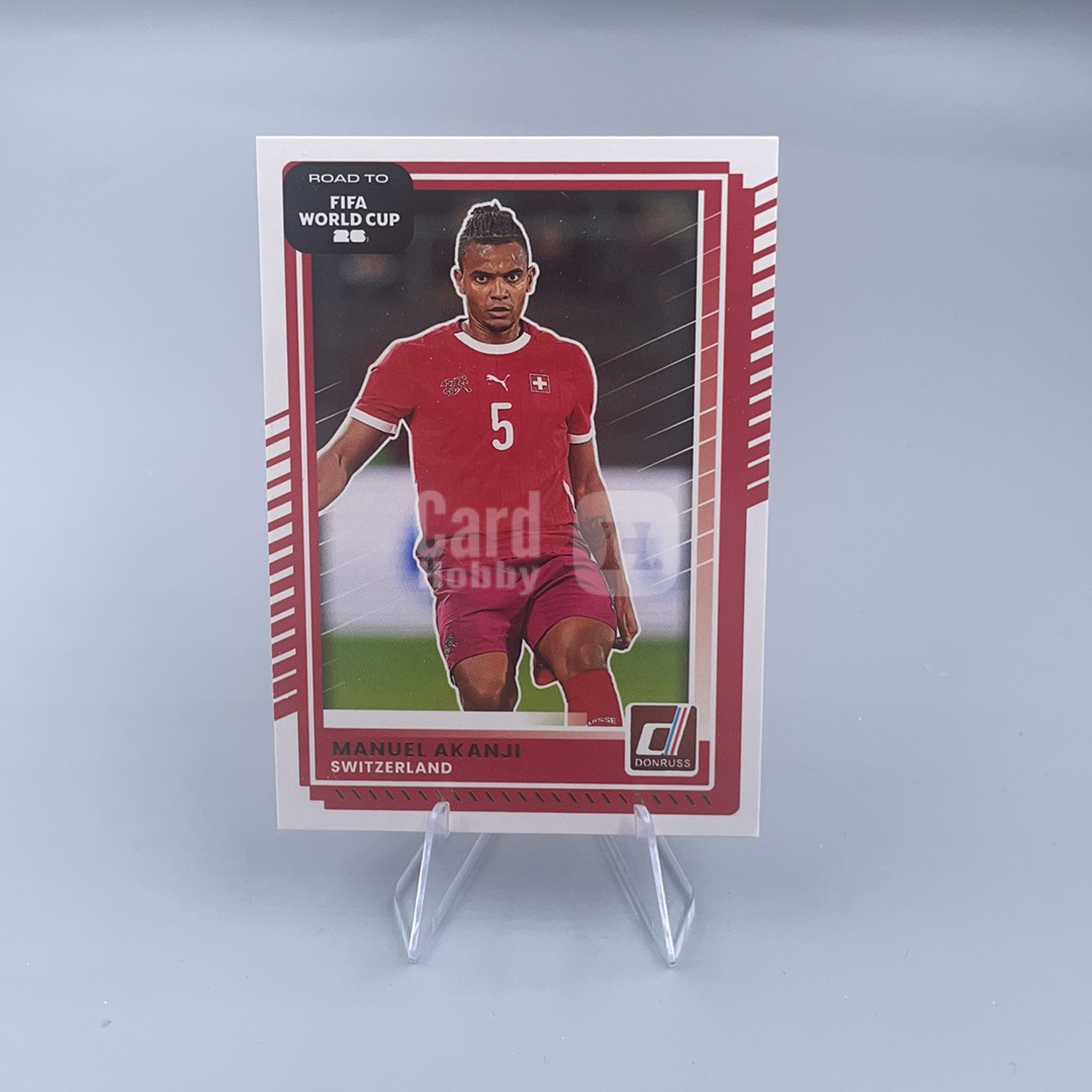 2025-26 Panini Donruss Manuel Akanji 【顺丰速运 只合并不累计】杜蕾斯 世界杯之路 卡品如图 瑞士 阿坎吉 Z5