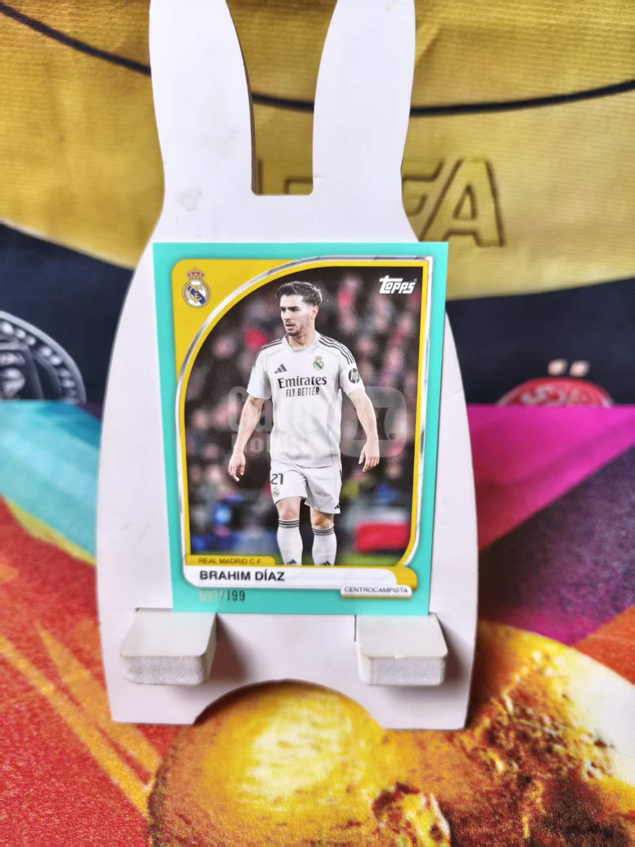 2025 Topps 皇马队盒 Brahim Diaz 皇家马德里 队盒 卜拉希姆 卜拉欣 迪亚斯 青折 199编 卡品如图