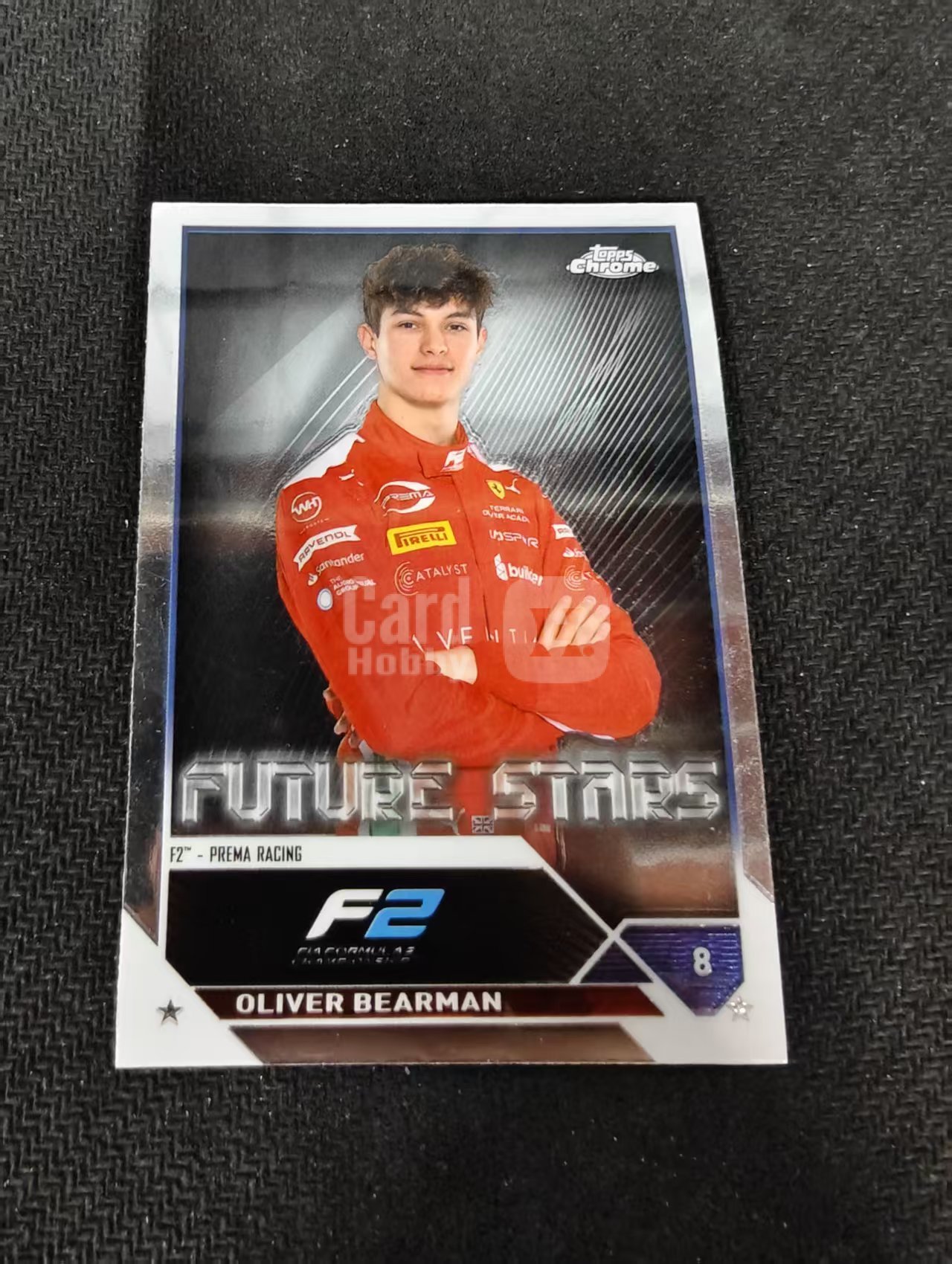 2023 Topps Chrome Oliver Bearman 奥利弗 贝尔曼 比尔曼 F2 F1 划痕 边角瑕疵 #71