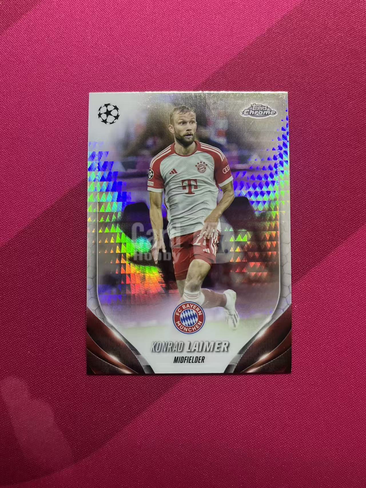 2024 Topps Chrome Konrad Laimer #35 莱默尔 拜仁慕尼黑 拜仁 欧冠 莱莫 康拉德 奥地利 折射 C10
