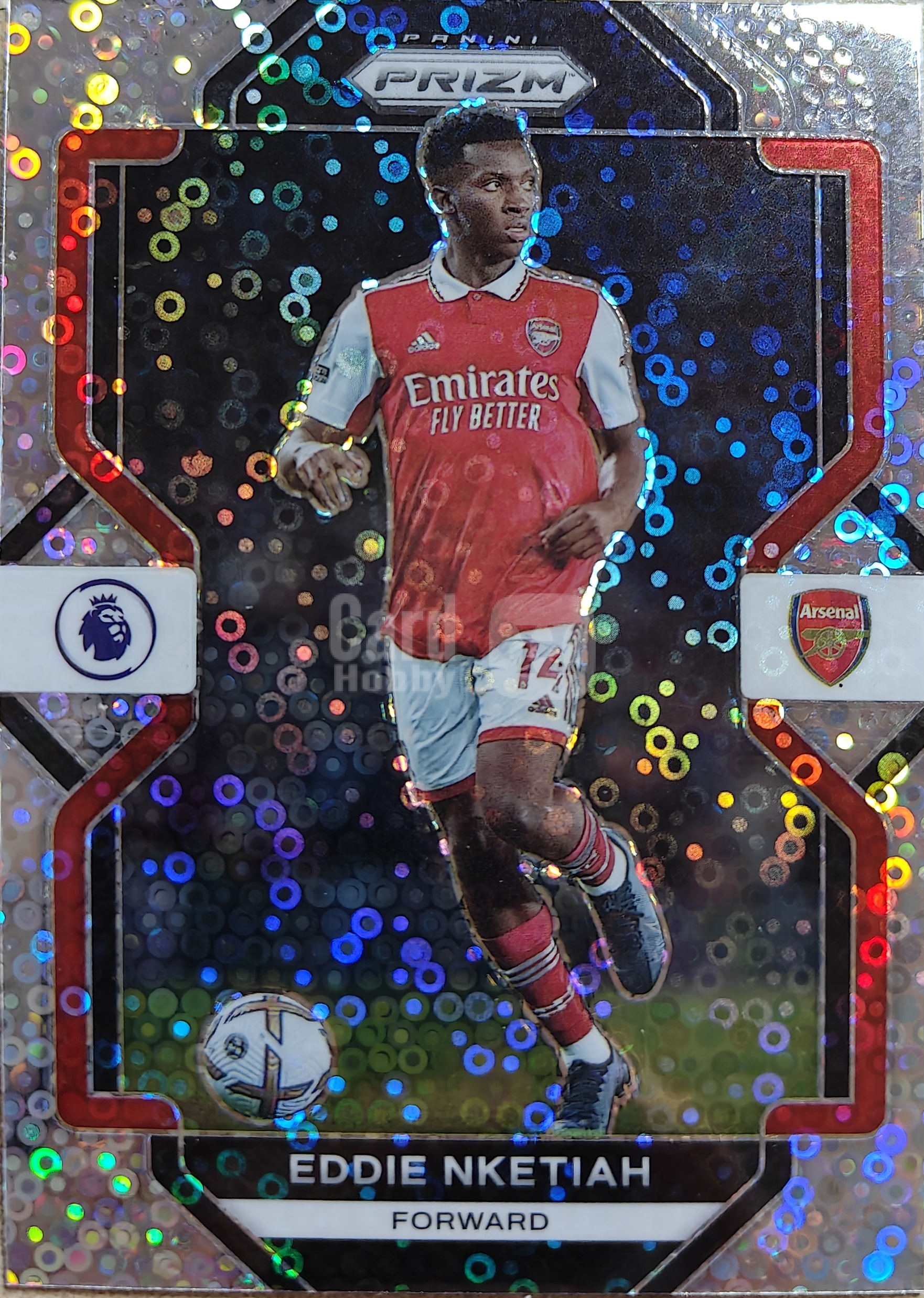 【k代拍】2022-23 Panini prizm Eddie Nketiah 恩科提亚 阿森纳 英超PZ 正base 泡泡折