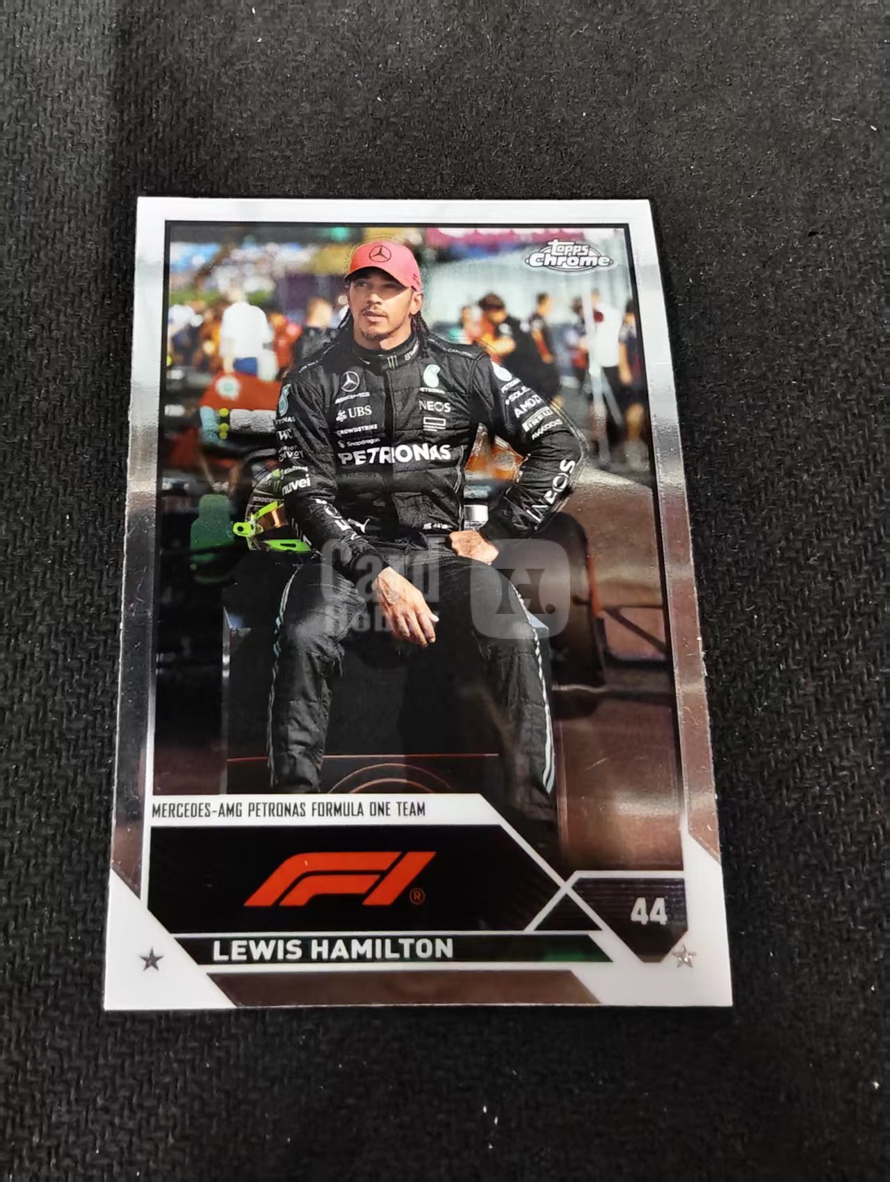 2023 Topps Chrome Lewis Hamilton F1 梅奔AMG 刘易斯 汉密尔顿 划痕 边角瑕疵 #22