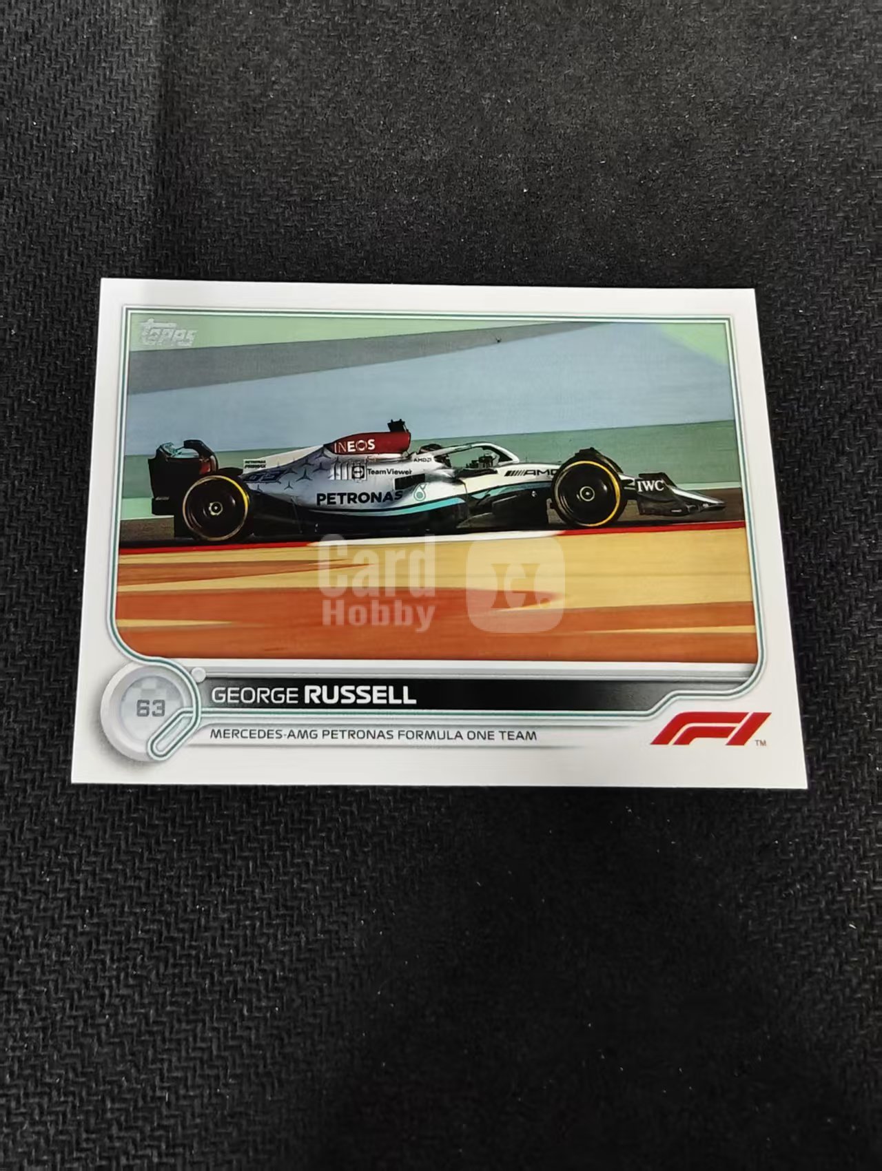 2022 Topps Chrome F1 George Russell 乔治 拉塞尔 梅奔 划痕 边角瑕疵@112