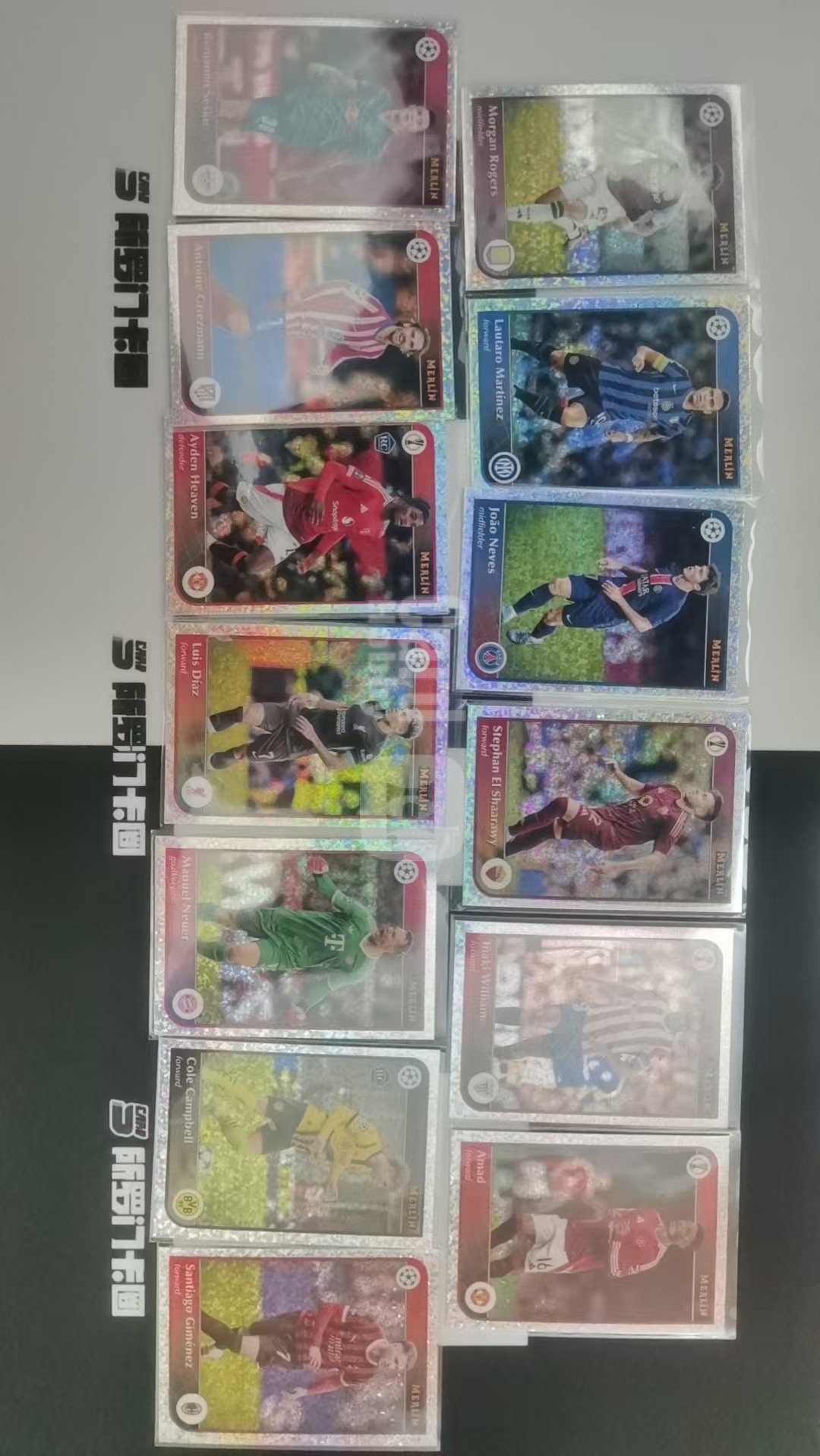 2025 Topps Merlin chrome Lautaro Martínez 不累计不到付发顺丰【所罗门卡圈S】‌国米 马竞 格雷兹曼 诺伊尔 沙拉维 迪亚斯 13张 斑点折 市场少见 卡品如图