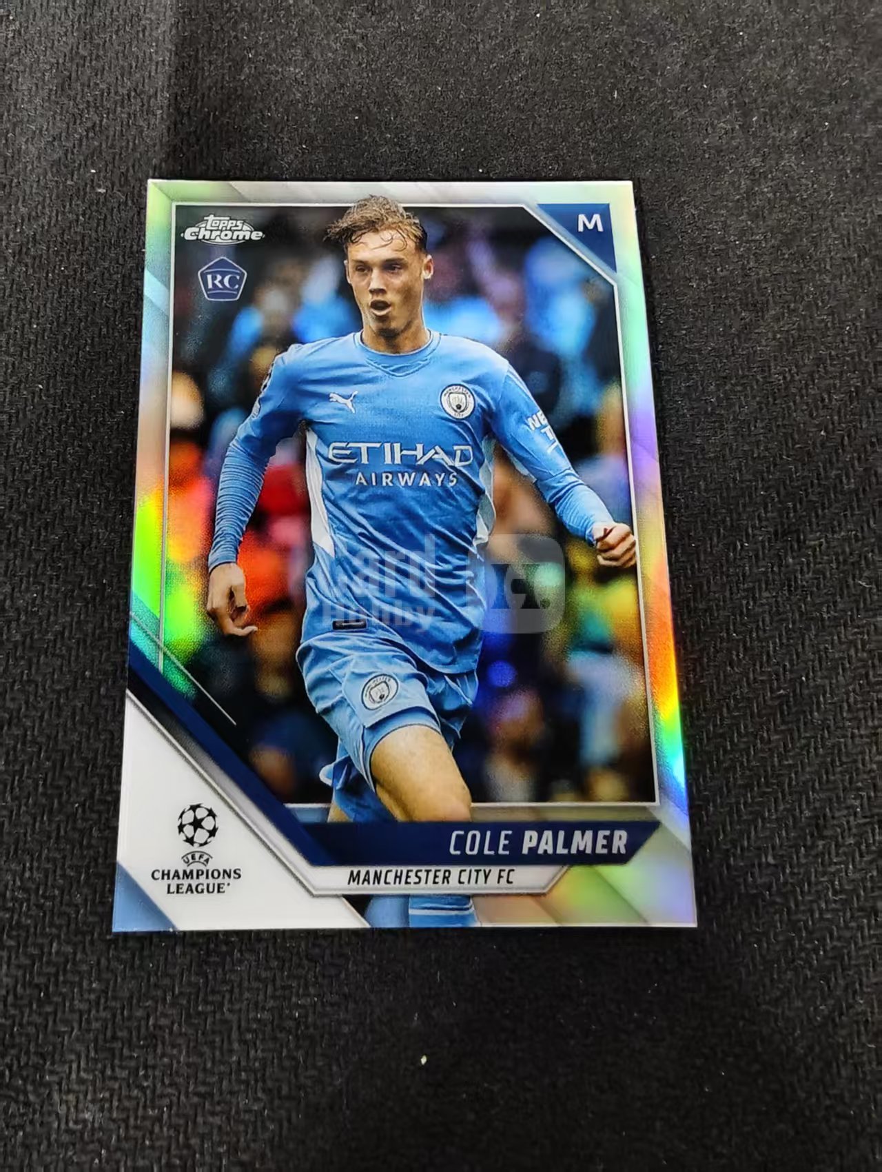 【可合并,不累计】2022 Topps Chrome Cole Palmer 科尔 帕尔默 曼城 切尔西 英格兰 新秀RC 银折 欧冠 划痕 边角瑕疵 #135
