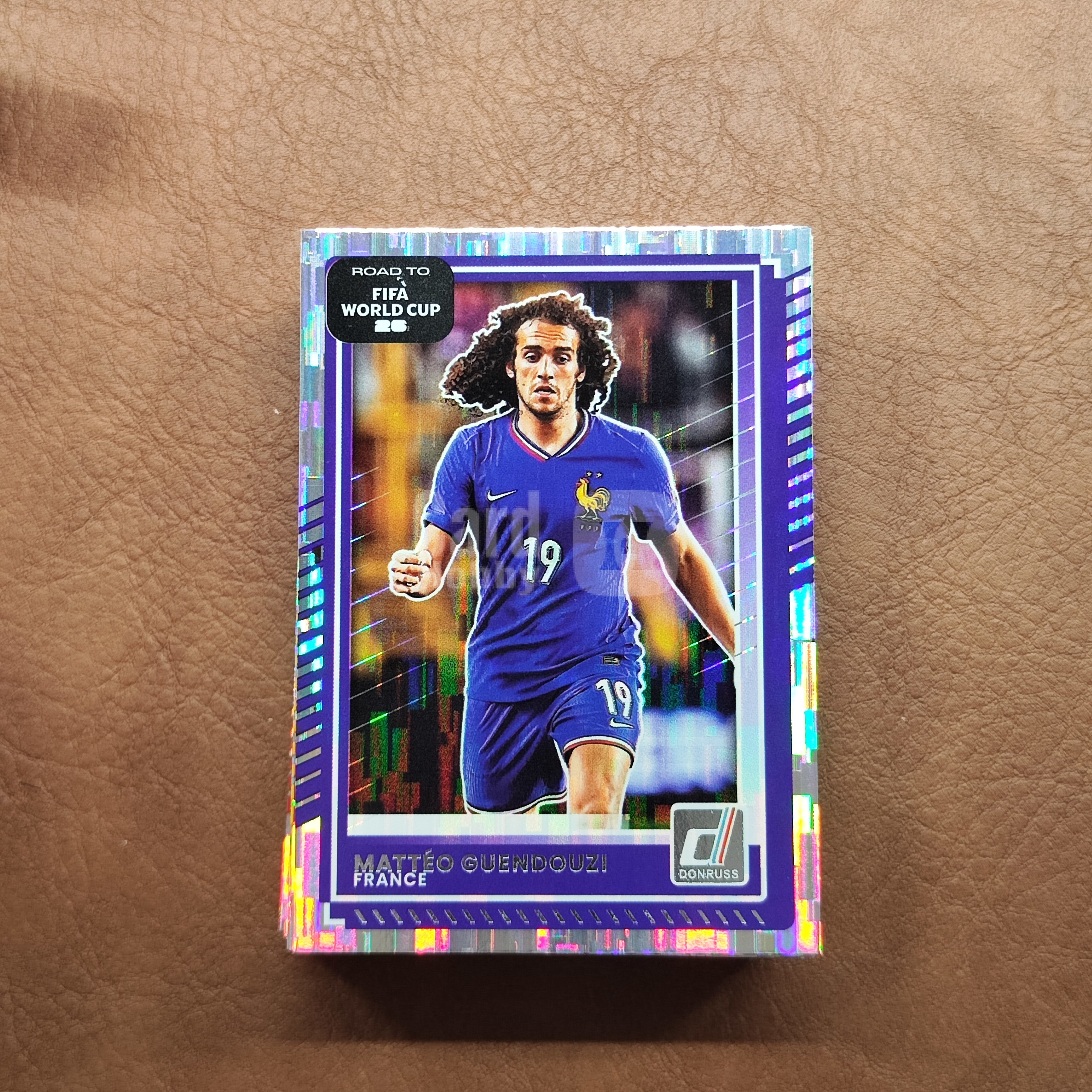 2025-26 【YM拍卖-代卖/回收】 World Cup Prizm 杜蕾斯世界杯之路 Matteo Guendouzi 马泰奥 贡多齐 法国  银瀑布折 Y0172