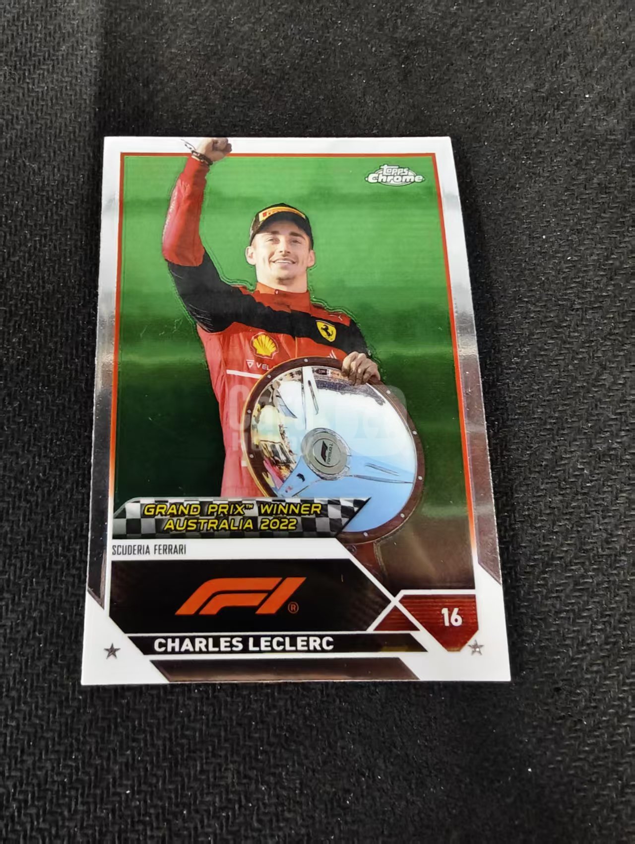 2023 Topps Chrome F1 Charles Leclerc 勒克莱尔 乐扣 法拉利 划痕 边角瑕疵 #146