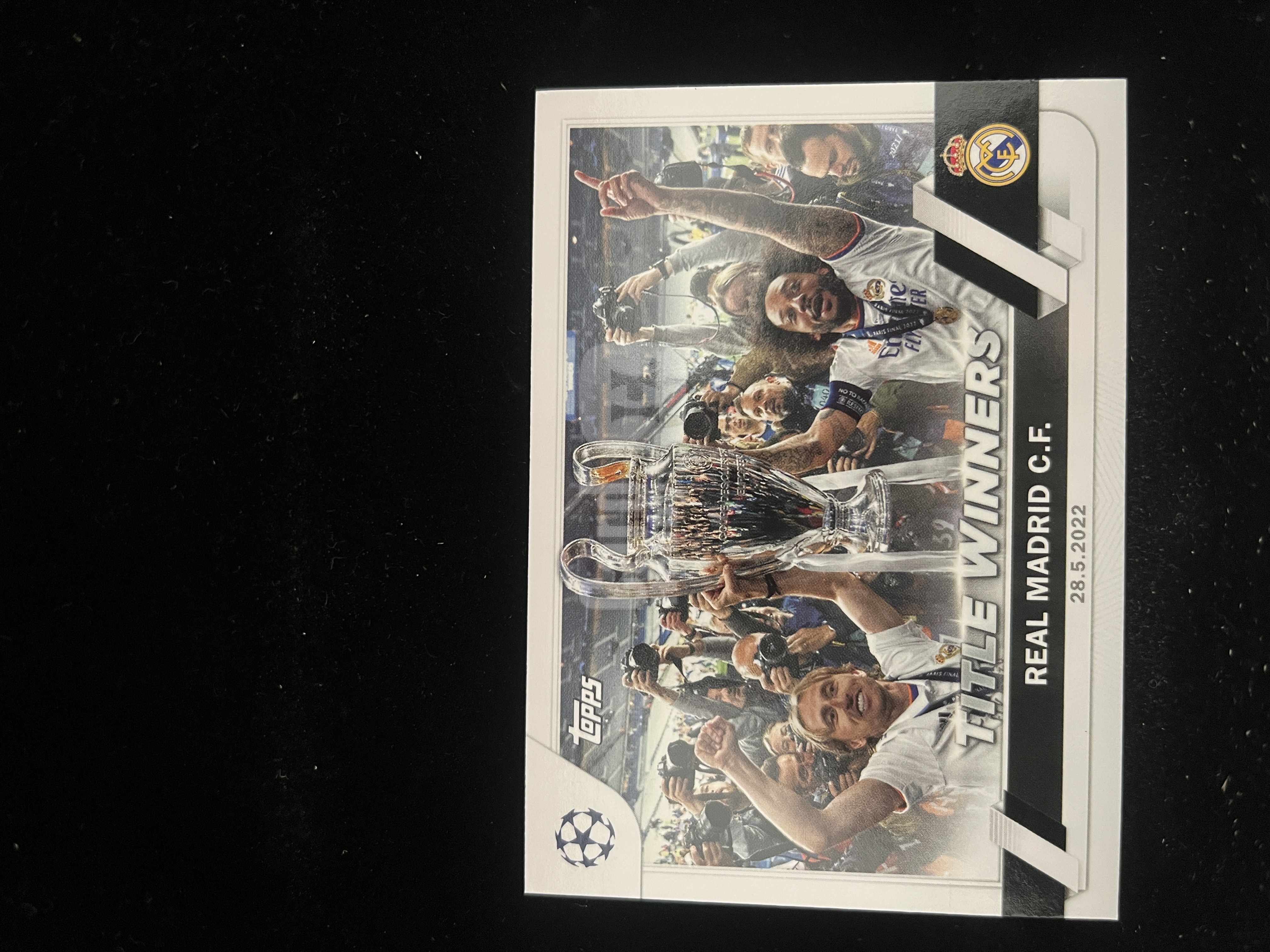 免费代拍 2022 Topps UEFA Club Competitions 欧冠 皇家马德里 Real Madrid C.F. 卡品如图#A574