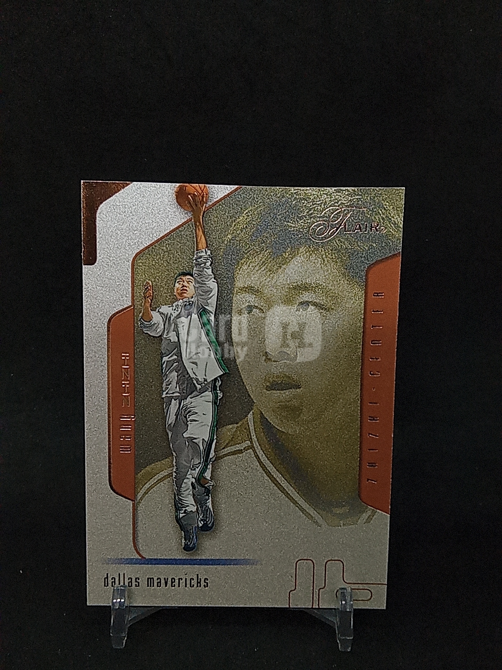 【DC拍卖】9.26HK 01-02 Fleer Flair 王治郅 Wang Zhizhi 独行侠(小牛)Base 普卡 浮雕质感 中国名宿老 NBA 球星卡