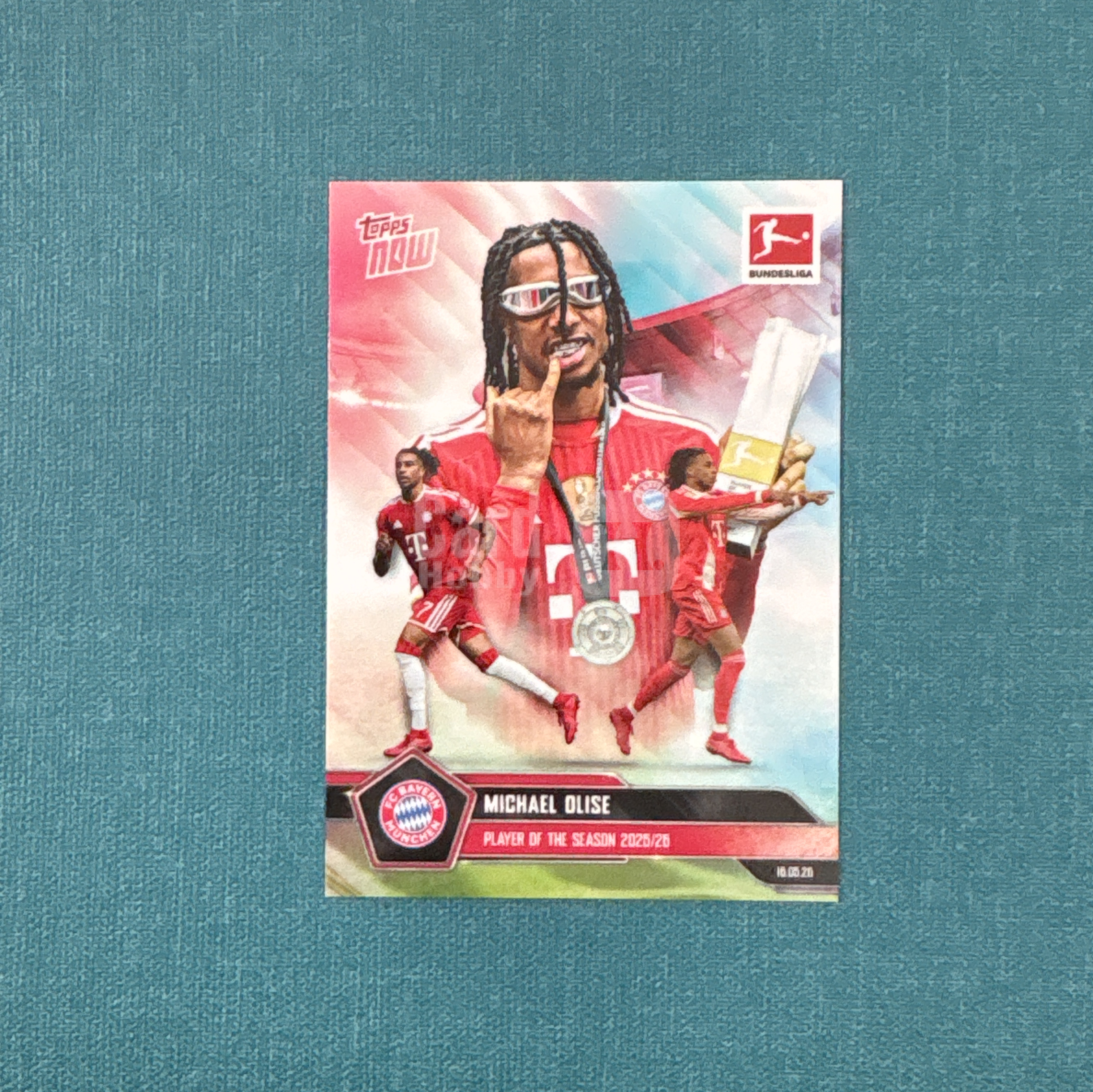 2026 Topps Now Michael Olise 迈克尔 奥利塞 德甲2025-26赛季最佳球员 拜仁慕尼黑 卡品如图 JGG