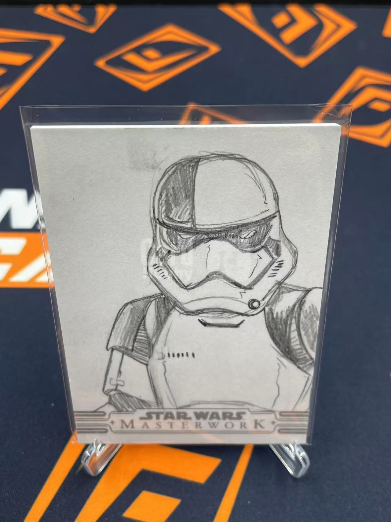 2026 Star Wars Topps 星球大战 Masterwork 大师杰作 手绘卡 Sketch 【缇缇代拍】 1/1编 暴风兵 Stormtrooper 画师 Mike Sealie 天空城