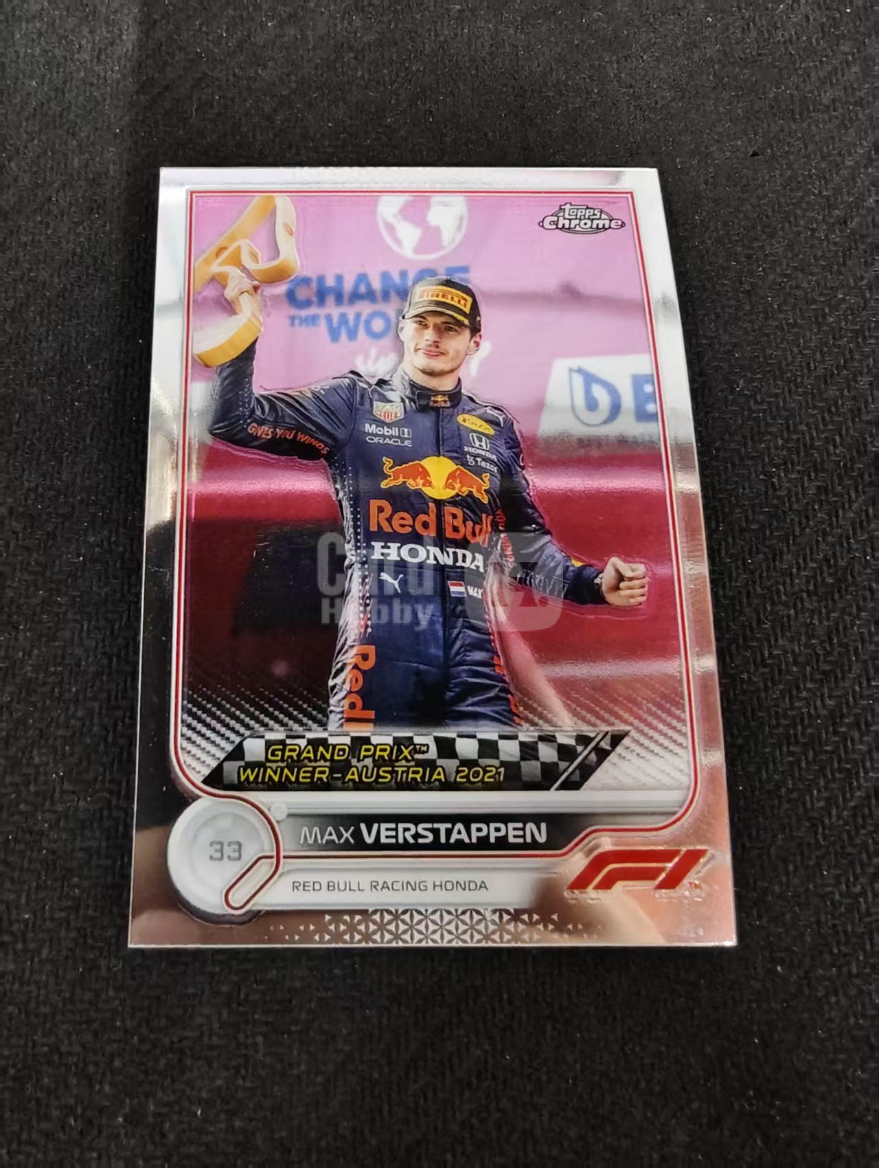 2022 Topps Chrome F1 Max Verstappen 维斯塔潘 红牛 划痕 边角瑕疵 #159