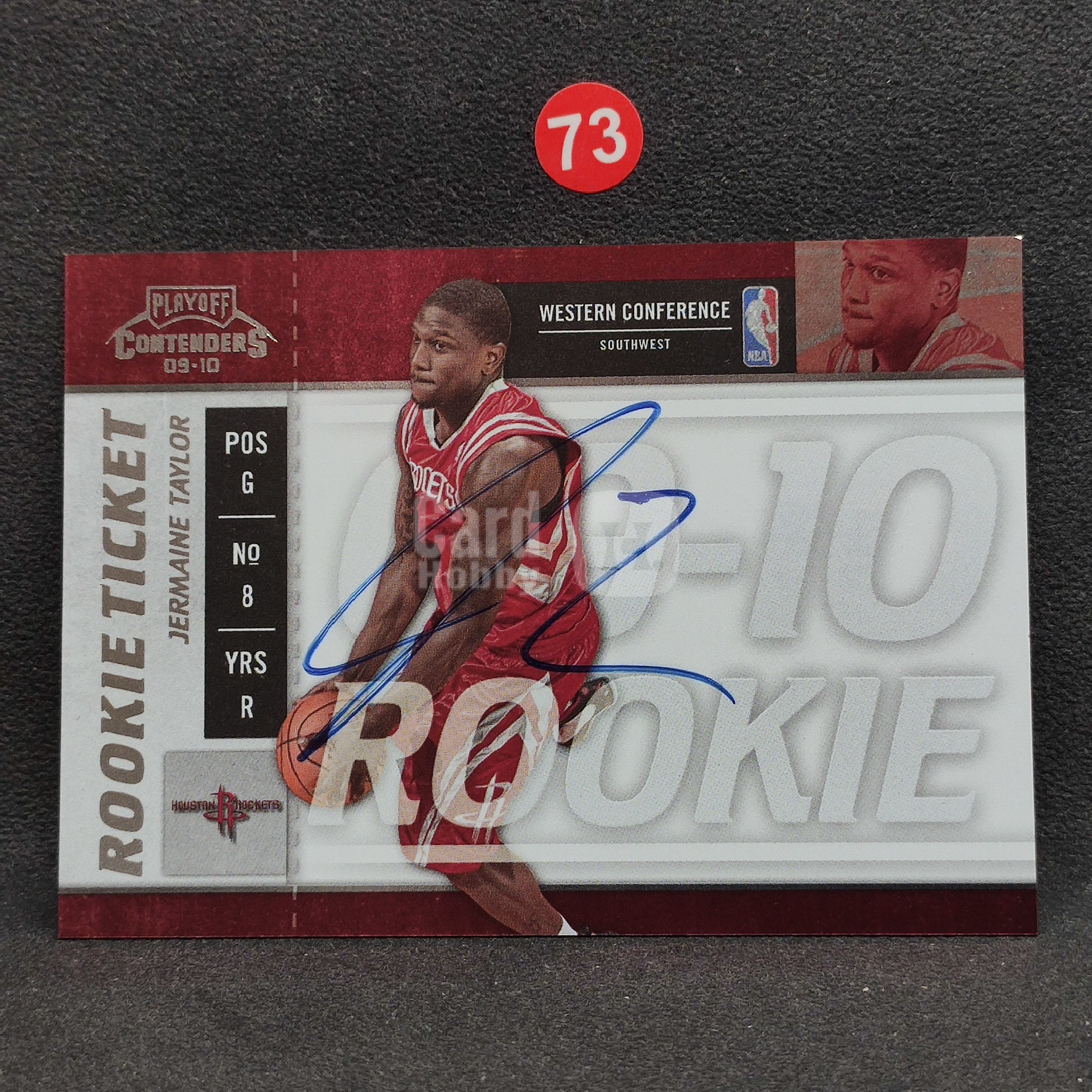 【大腿代卖提前预付80%】Jermaine Taylor 杰梅因泰勒 2009-10 Panini Contenders 球票 RC新秀 签字 ...