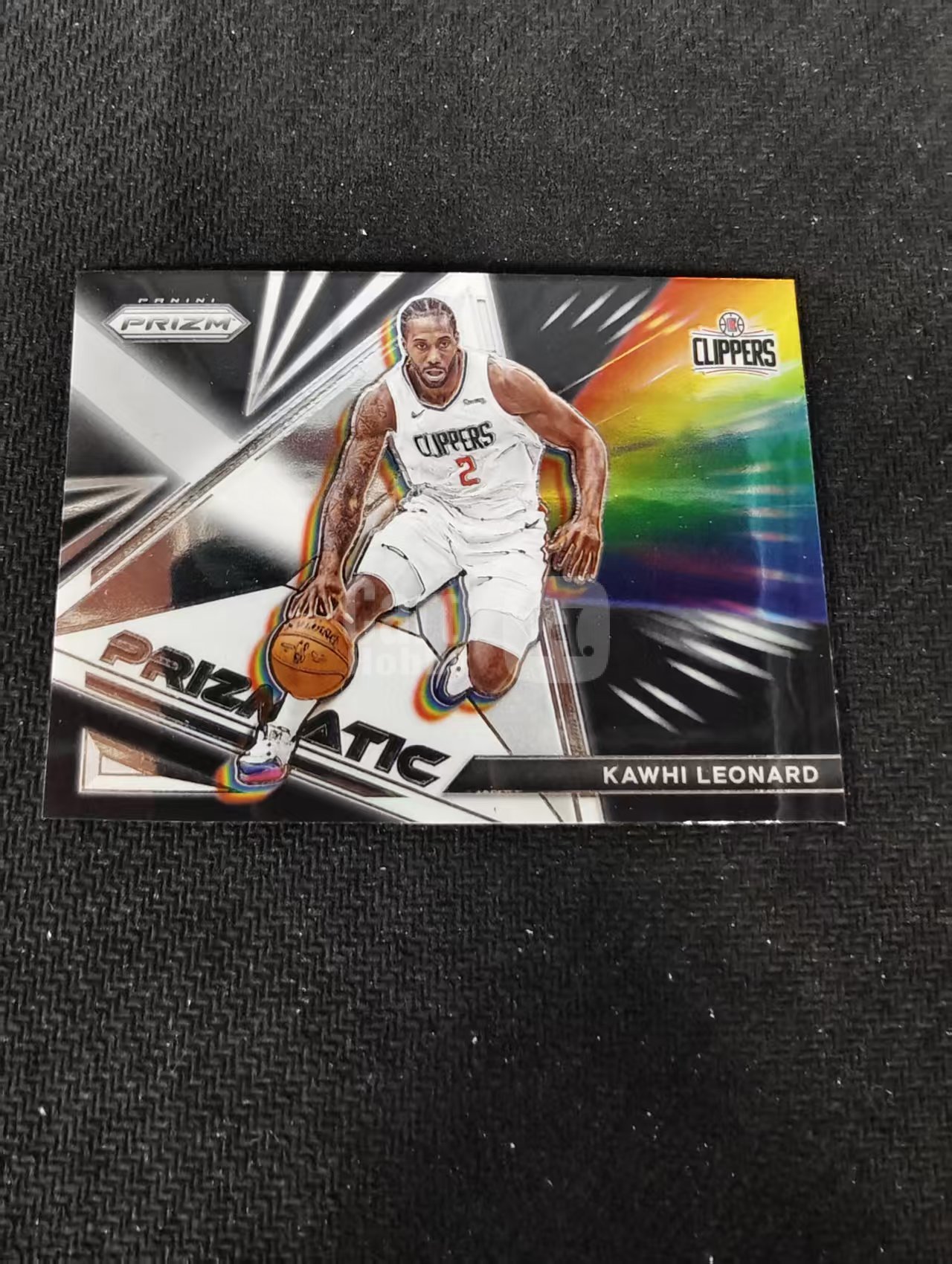 【可合并,不累计】2021-22 Panini Prizm Kawhi Leonard 科怀 伦纳德 快船 Prizmatic 特卡 不保卡品 介意勿拍 #6