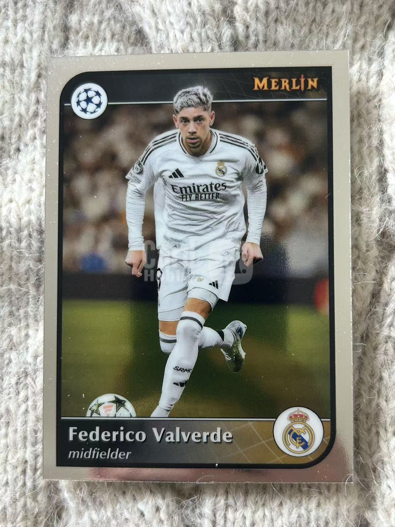 2024 Topps Merlin 梅林 Federico Valverde 费德里科・巴尔韦德 - 皇马全能中场,体能充沛攻防兼备,欧冠冠军成员,边路推进极具威胁,凑套必备