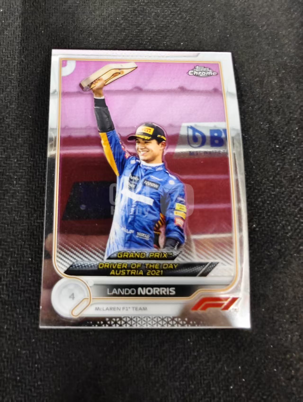2022 Topps Chrome F1 Lando Norris 兰多 诺里斯 迈凯伦车队 划痕 边角瑕疵 #181