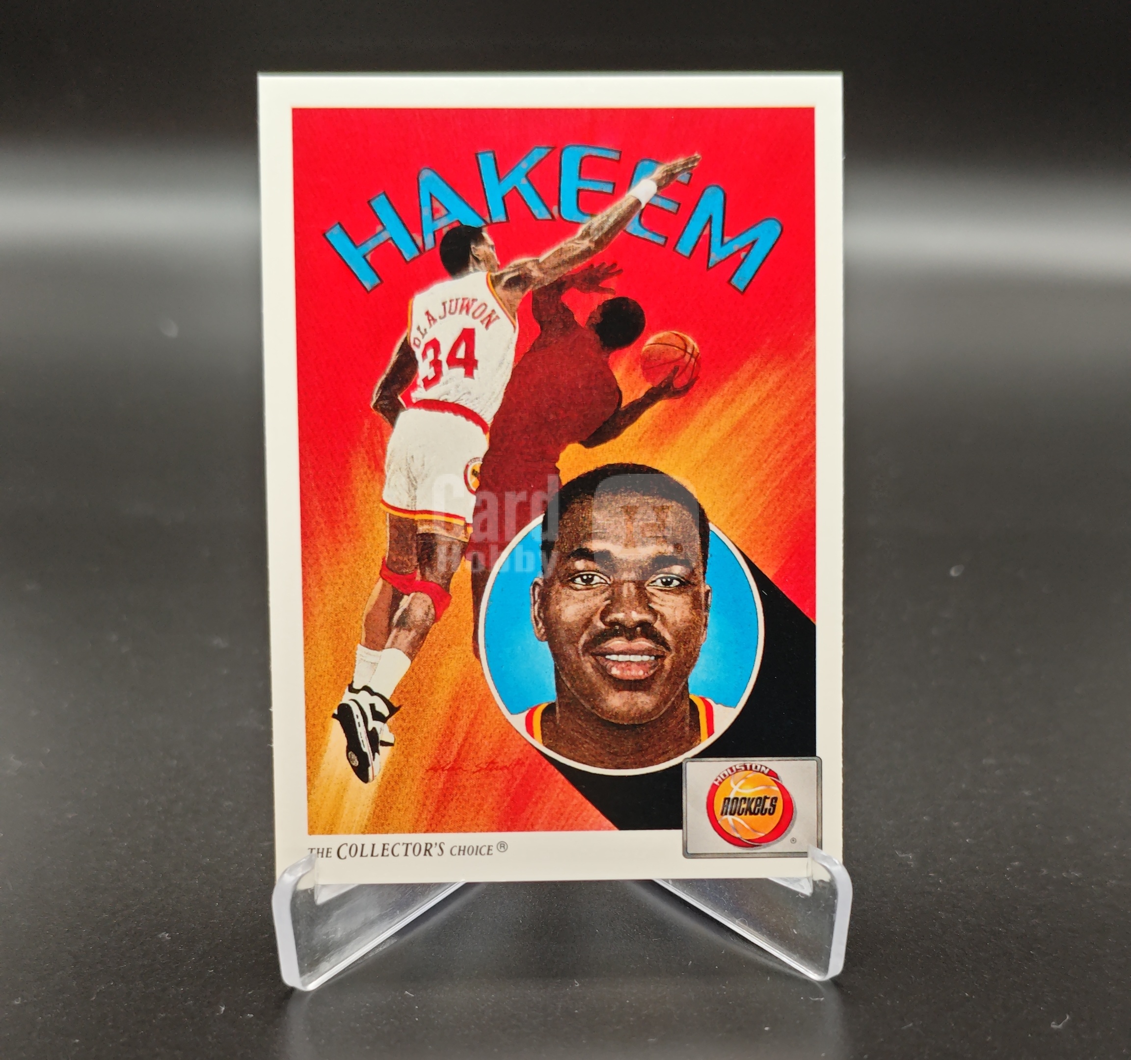 1991 Upper Deck The Collector's Choice Hakeem Olajuwon #92 哈基姆奥拉朱旺 大梦 梦幻脚步 休斯顿火箭 卡品如图
