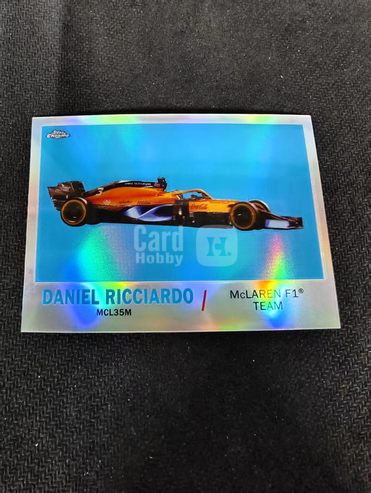 2021 Topps Chrome F1 Daniel Ricciardo 丹尼尔 里卡多 银折 F1 划痕 边角瑕疵 #DR