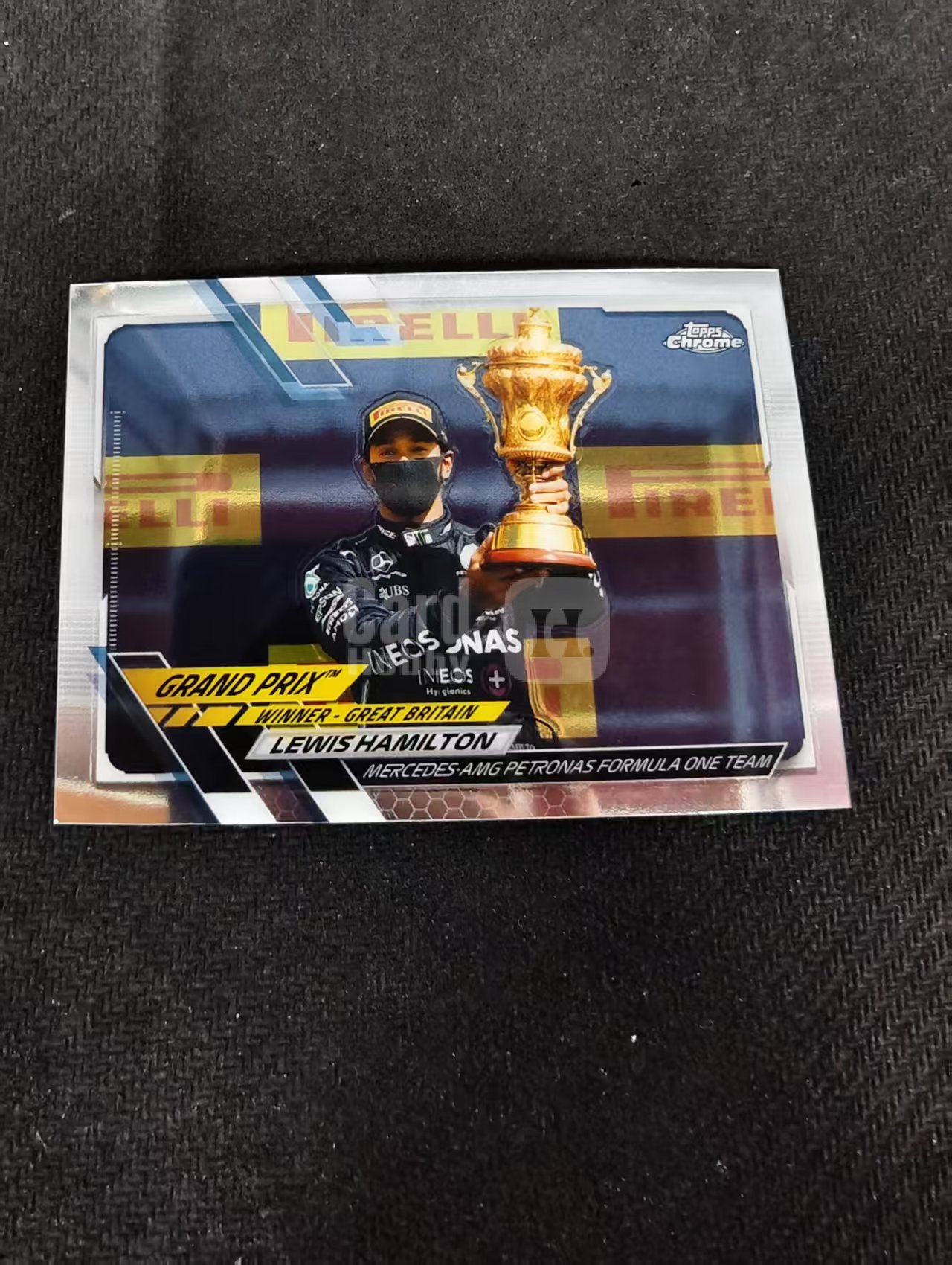 2021 Topps Chrome Lewis Hamilton F1 梅赛德斯奔驰车队 刘易斯 汉密尔顿 划痕 边角瑕疵 #141