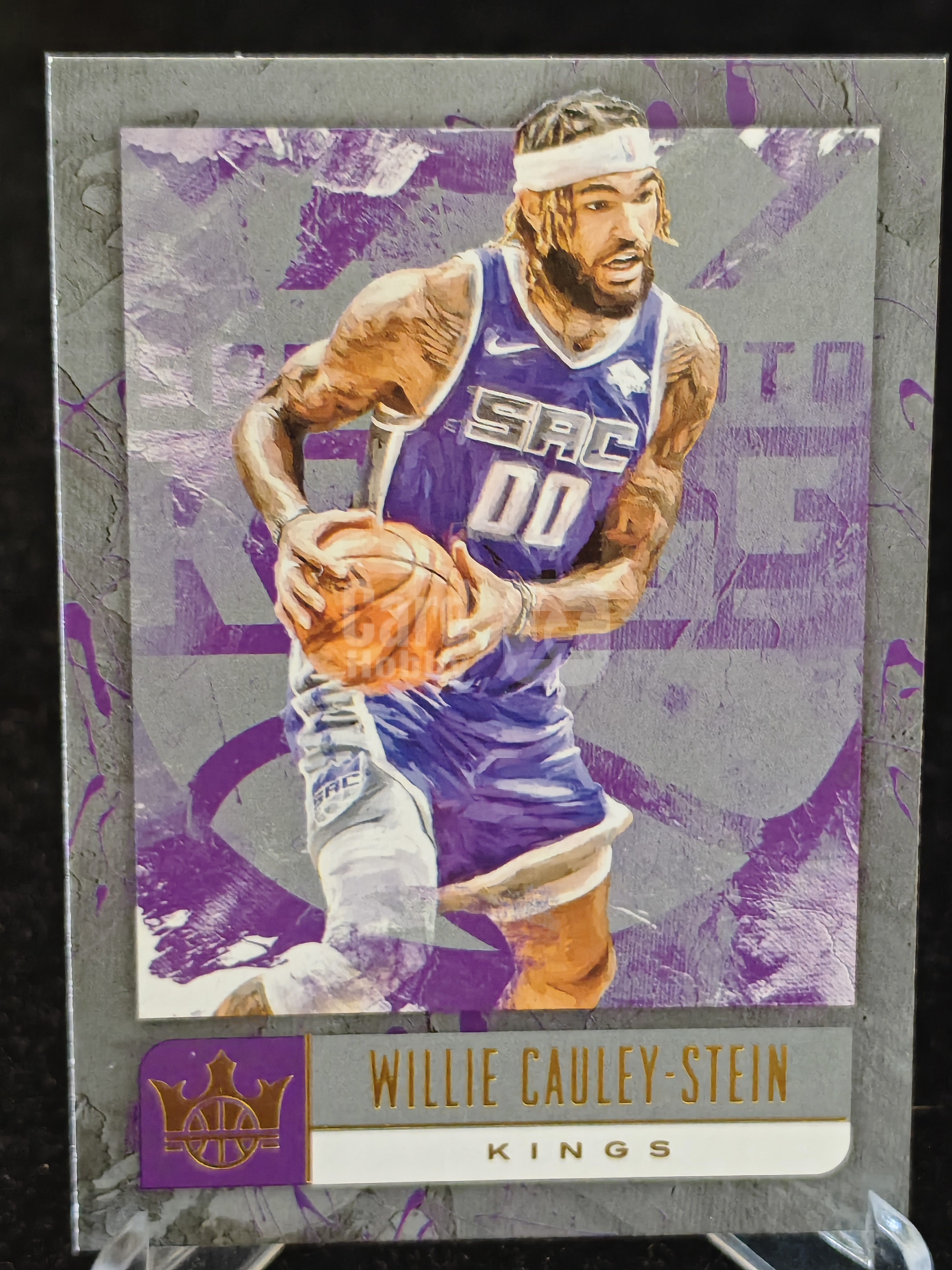 2018-19 Panini Court Kings Willie Cauley Stein 油画系列 萨克拉门托国王 考利斯坦 卡品如图