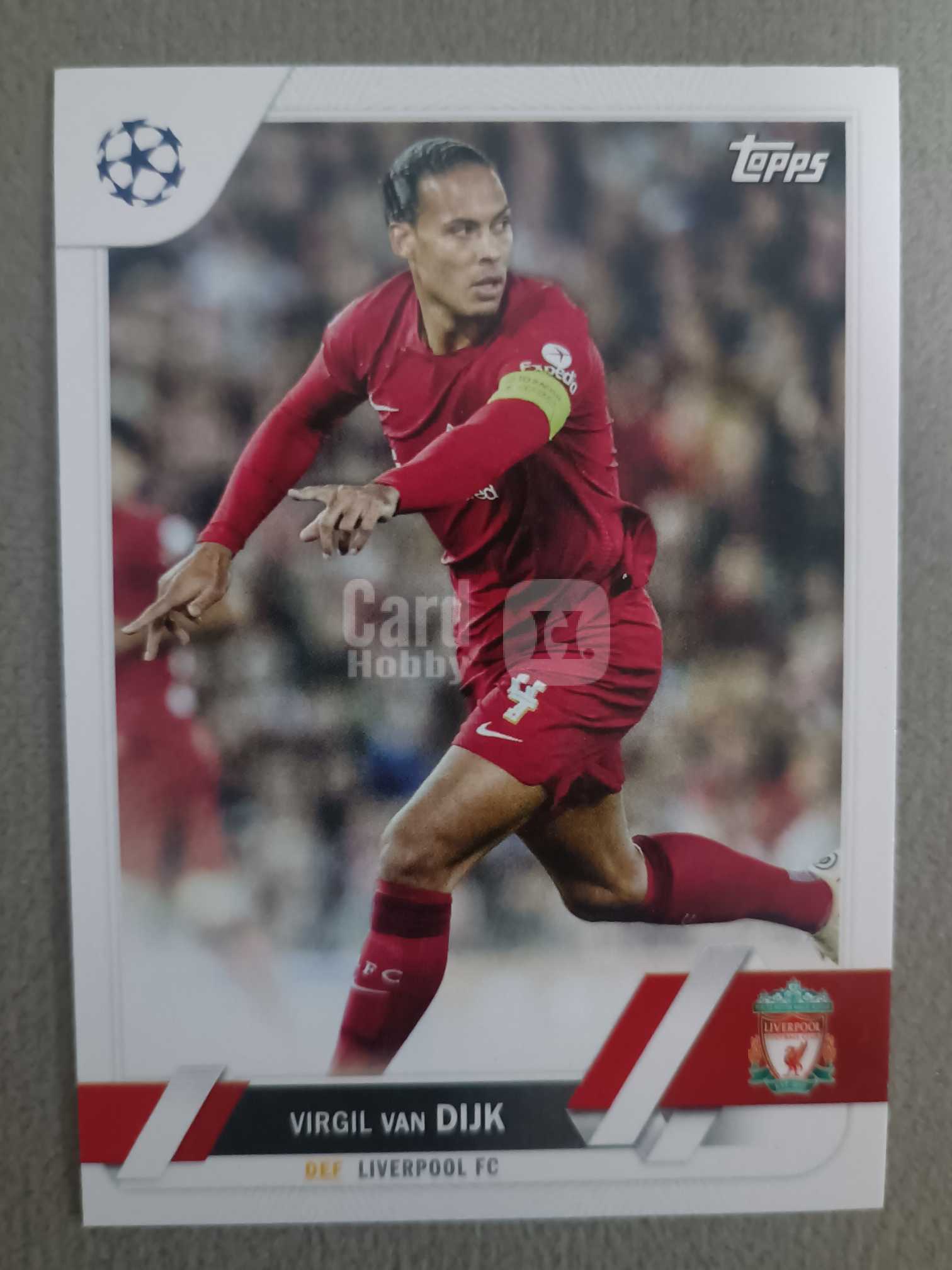 2023 Topps UEFA Champions League Virgil van Dijk 【接代拍】欧战 UCC base 纸卡 维吉尔·范戴克 荷兰🇳🇱 利物浦 苏超凯尔特人 南安普顿