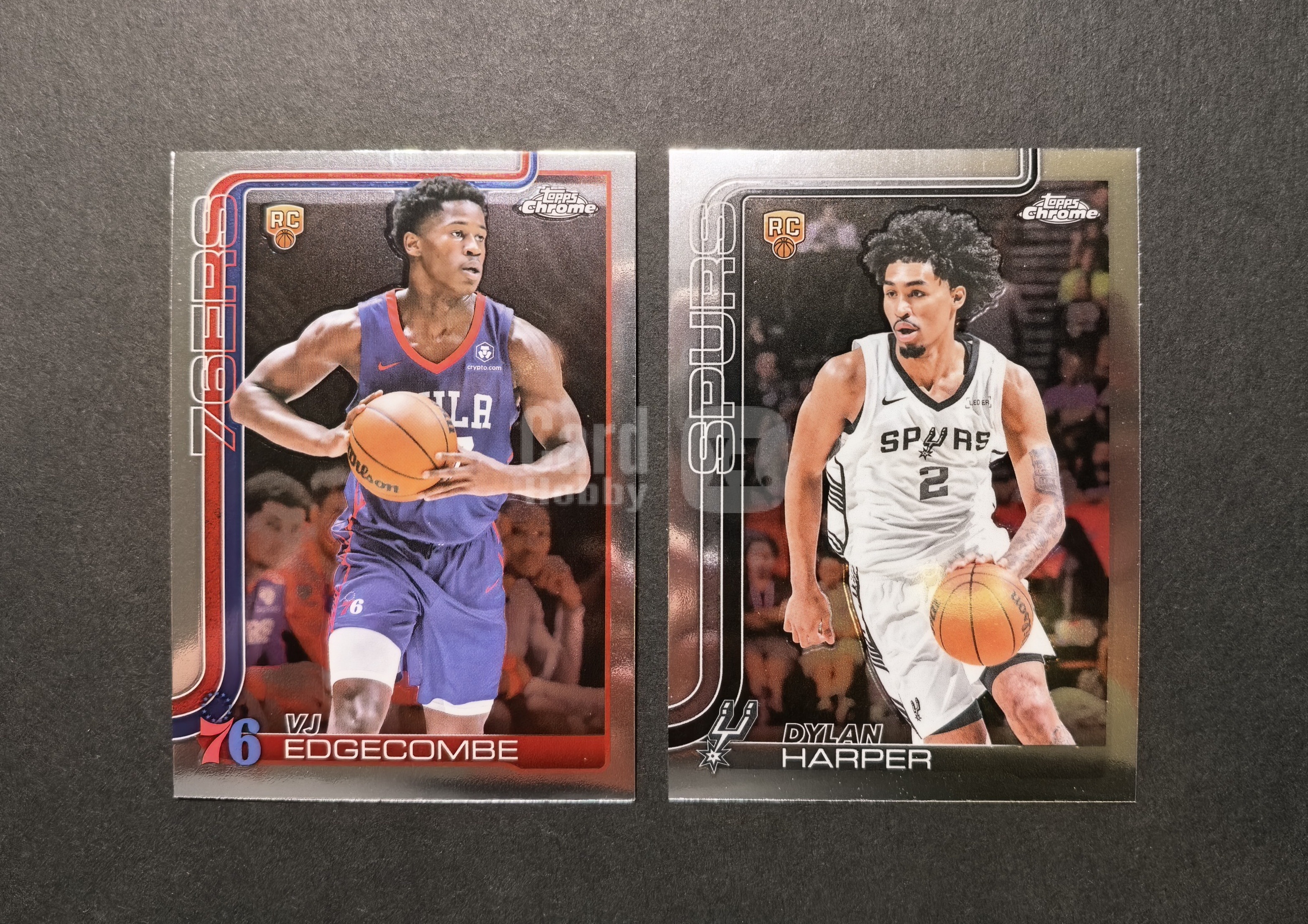 2025-26 Topps Chrome VJ Edgecombe Dylan Harper RC TC 埃奇库姆 迪伦 哈珀 新秀 正 ...