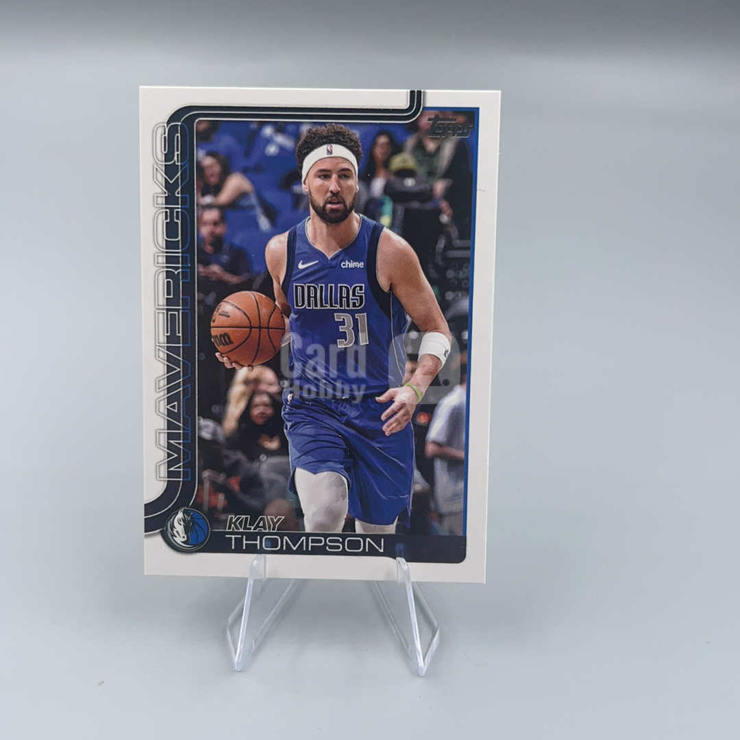 2025 Topps Topps Klay Thompson 【顺丰速运 只合并不累计】TOPPS 汤普森 base J