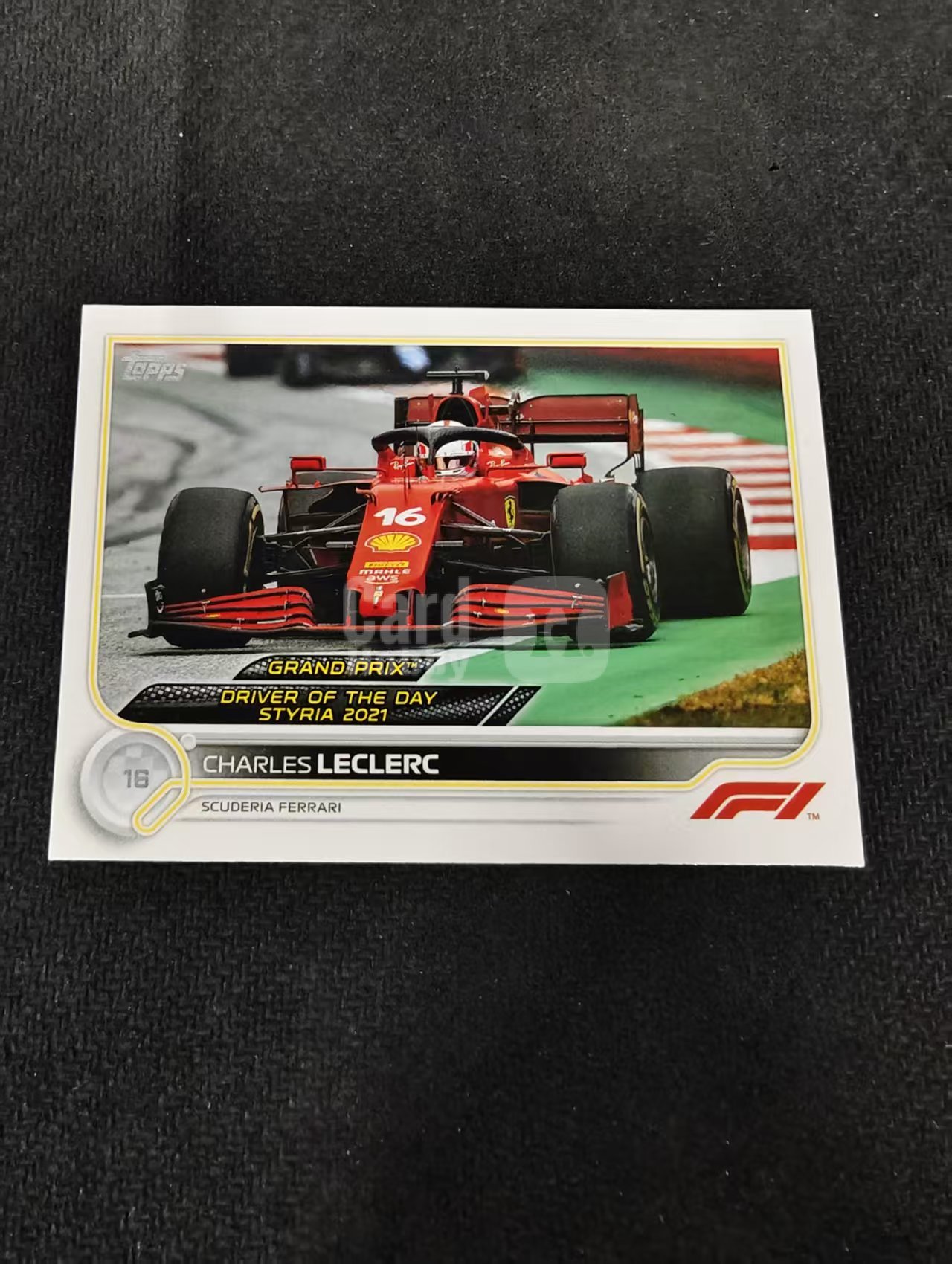 2022 Topps F1 Charles Leclerc 法拉利 夏尔 勒克莱尔 划痕 边角瑕疵@180