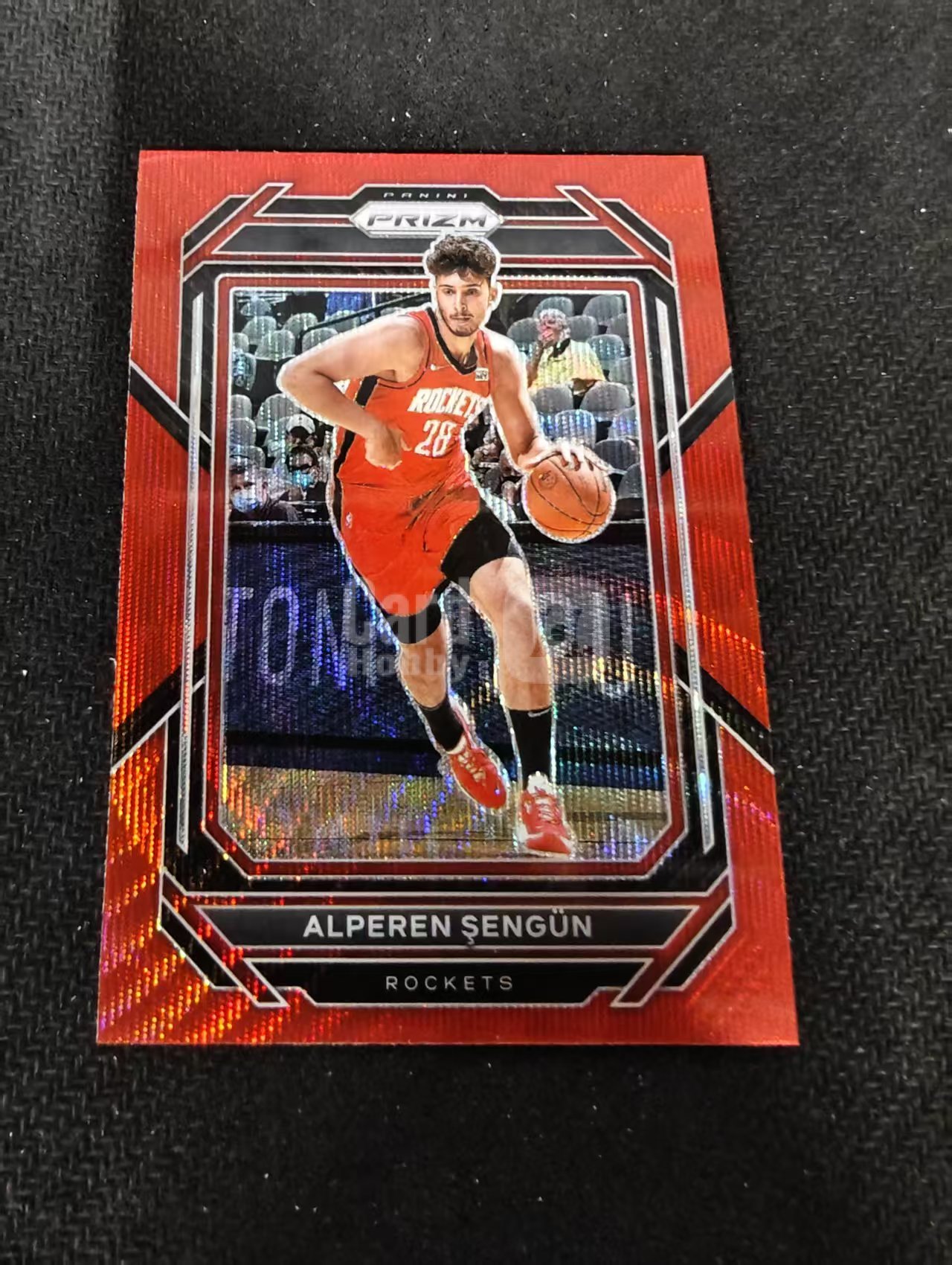 2022-23 Panini Prizm Alperen Sengun 阿尔佩伦 申京 火箭 红波纹 PZ 划痕 边角瑕疵 #178