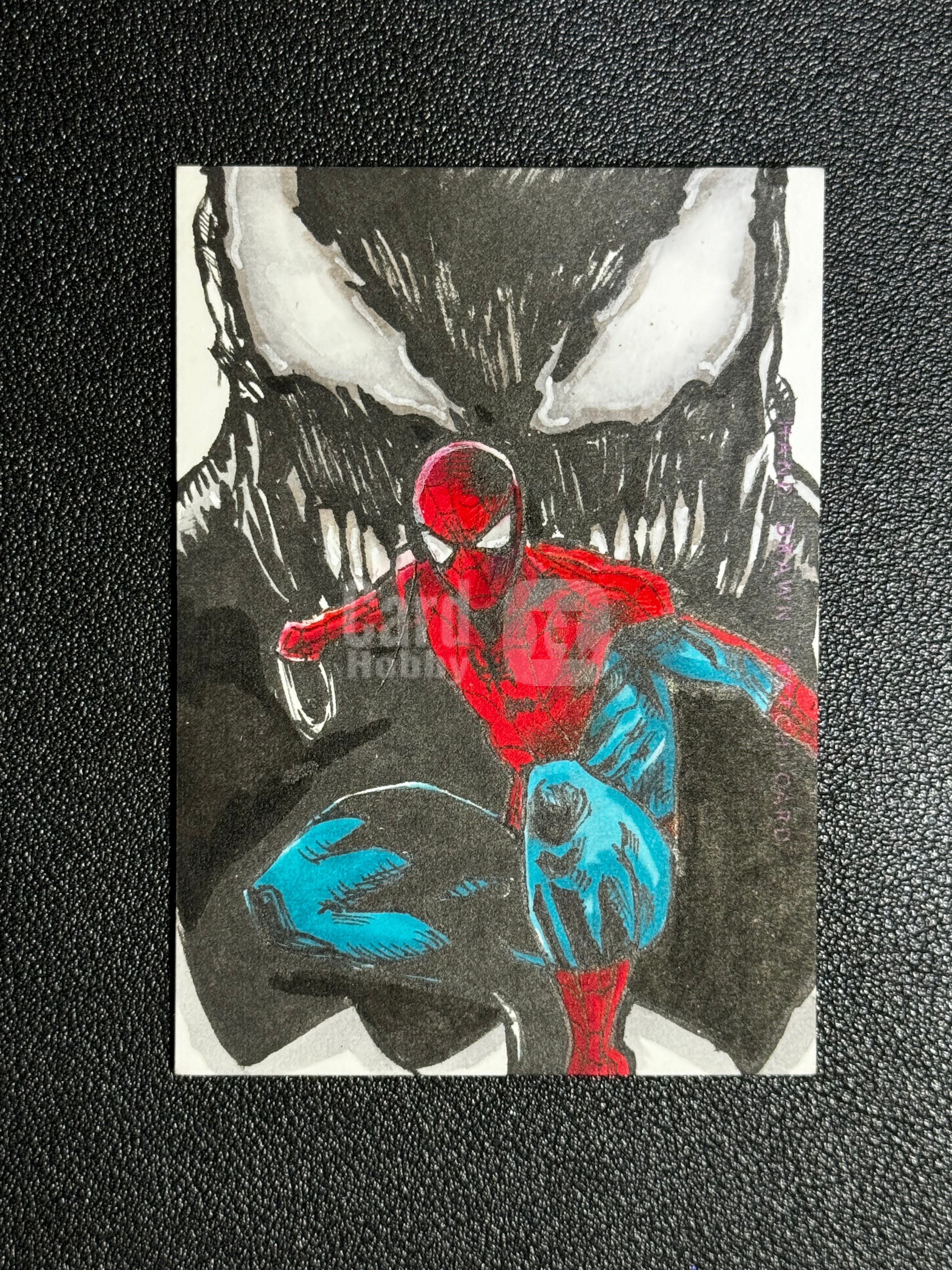 2023 FINDING CARD Marvel (MCU) Unicorn 寻卡 漫威 Sketch 手绘卡 1/1 Spider-man 蜘蛛侠 毒液 画师 Cassandra BO 老王代理拍卖