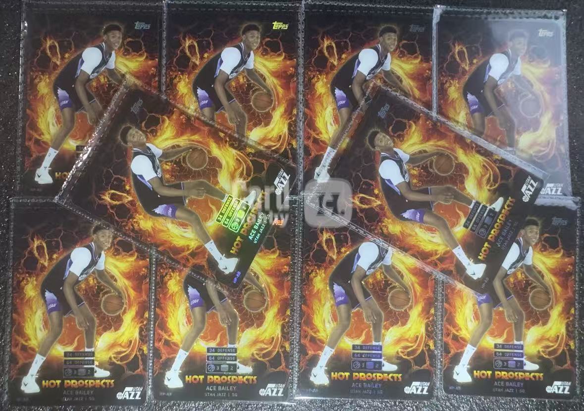 2025 Topps NBA MATCh ATTAX 爵士队 埃斯贝利 贝利 (详情如图)弗拉格 迪伦哈珀 哈珀 同届好秀卡游元年 第一版 卡品如图 通行品相不保卡品