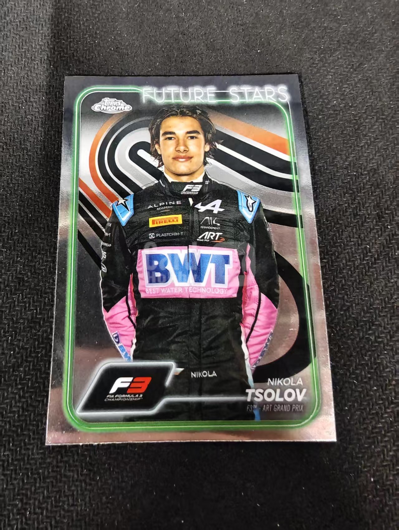 2024 Topps Chrome F1 Nikola Tsolov 尼古拉 佐洛夫 F3 划痕 边角瑕疵 #66